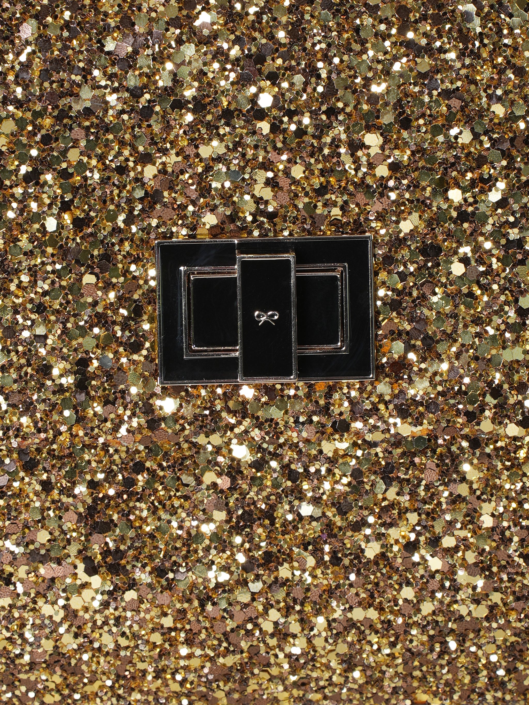 Anya hindmarch discount valorie glitter clutch