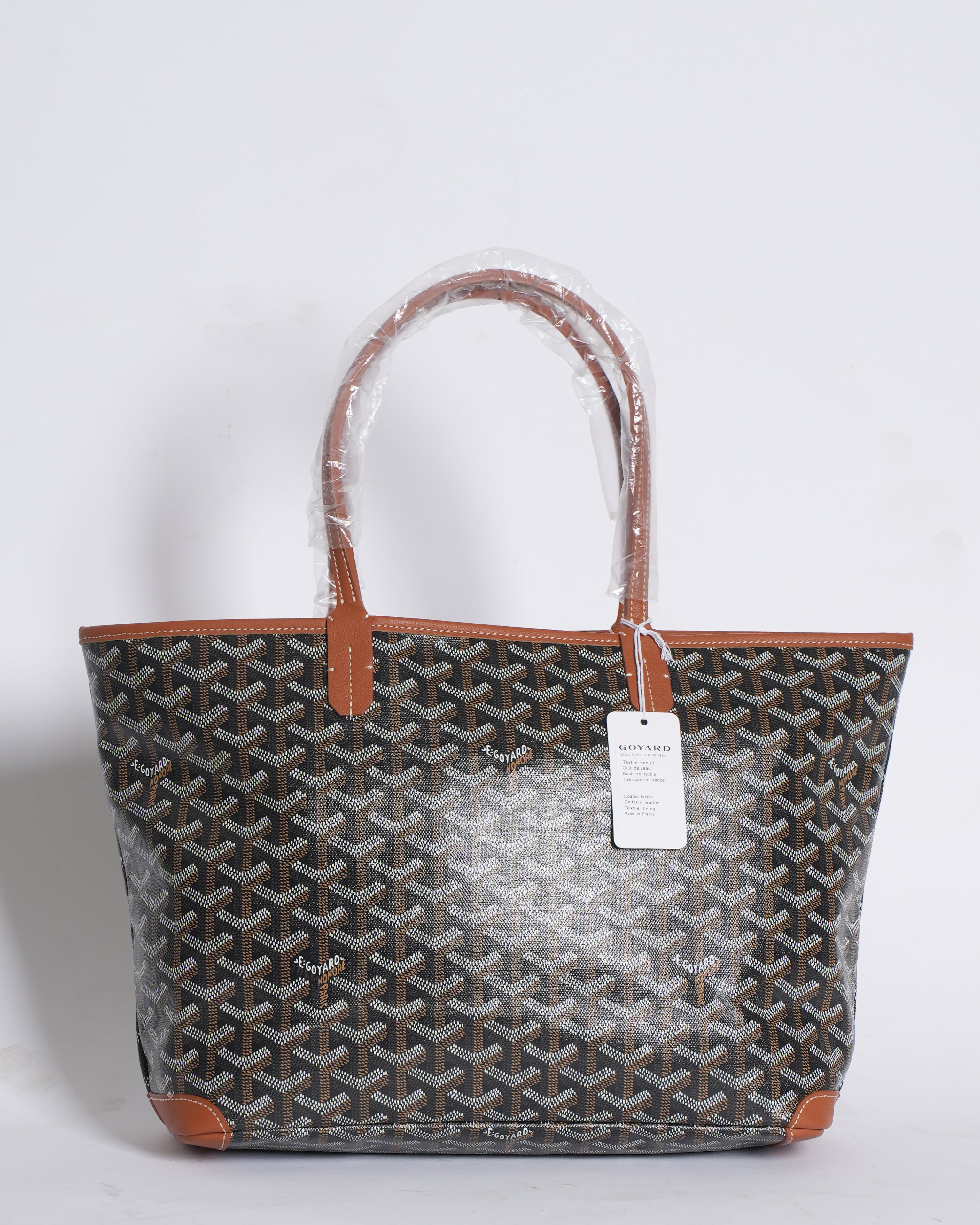 New Goyard Artois pm black/tan tote bag