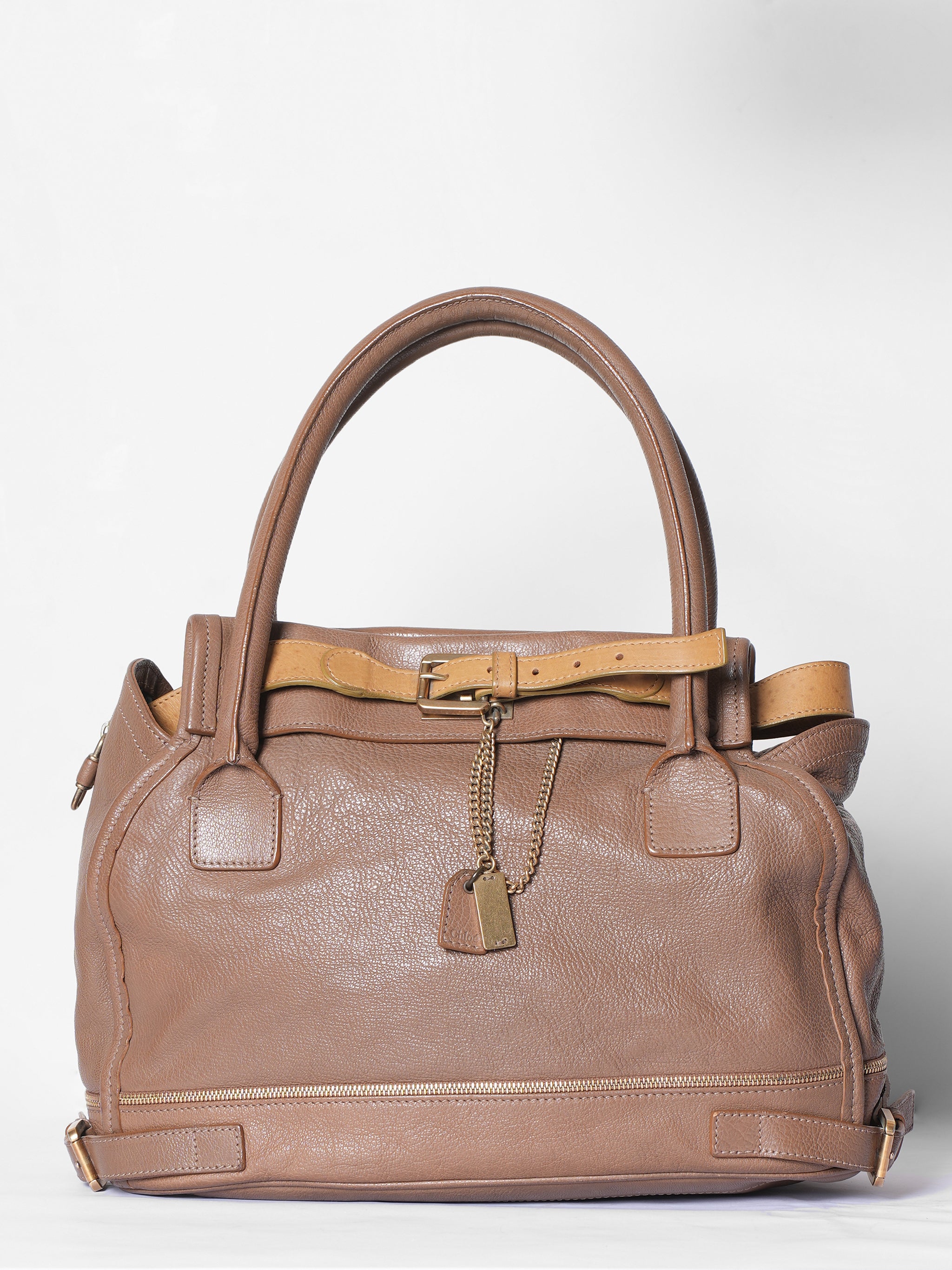 Chloe Brown Satchel Bag