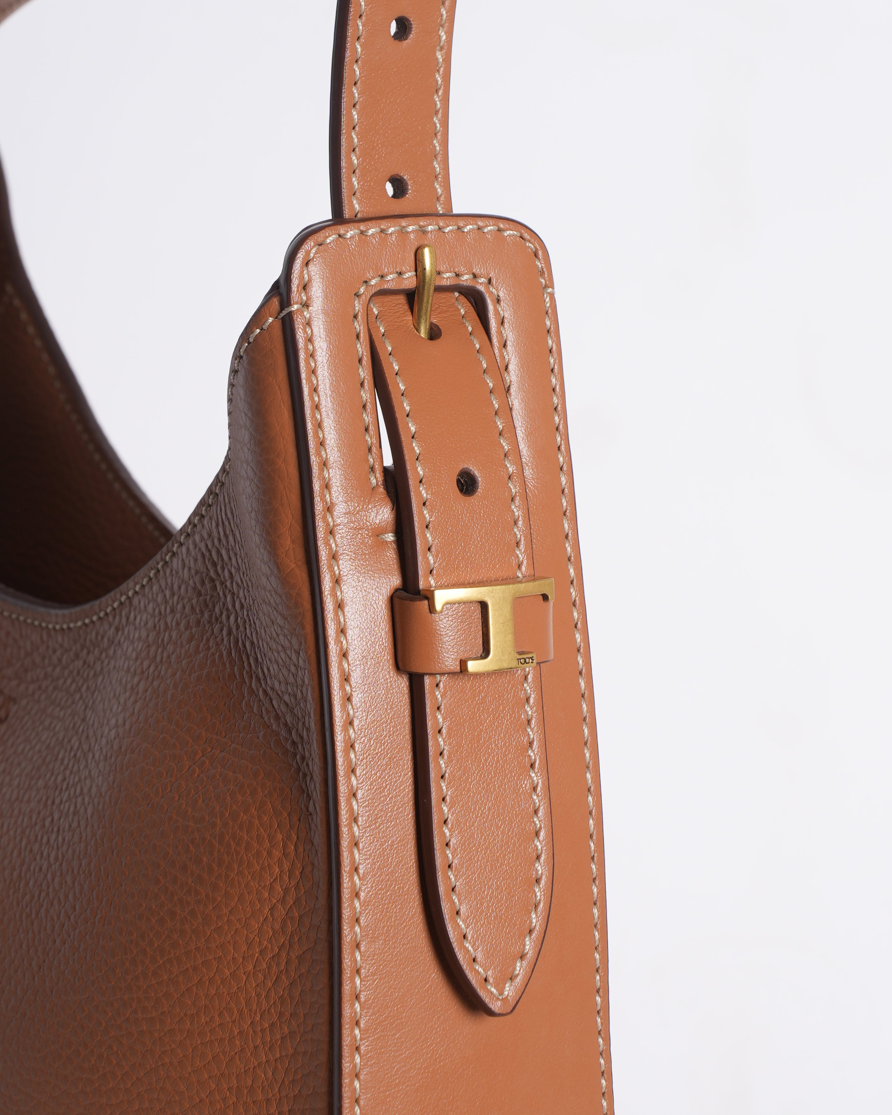 Tods Tan Shoulder Bag