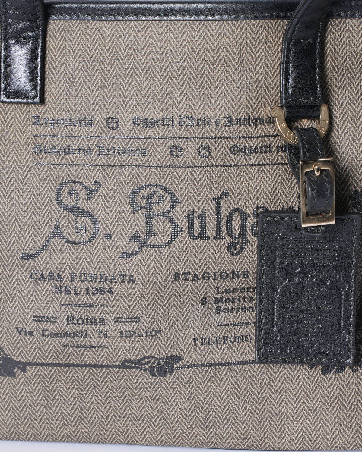 Bvlgari Khahki Tote