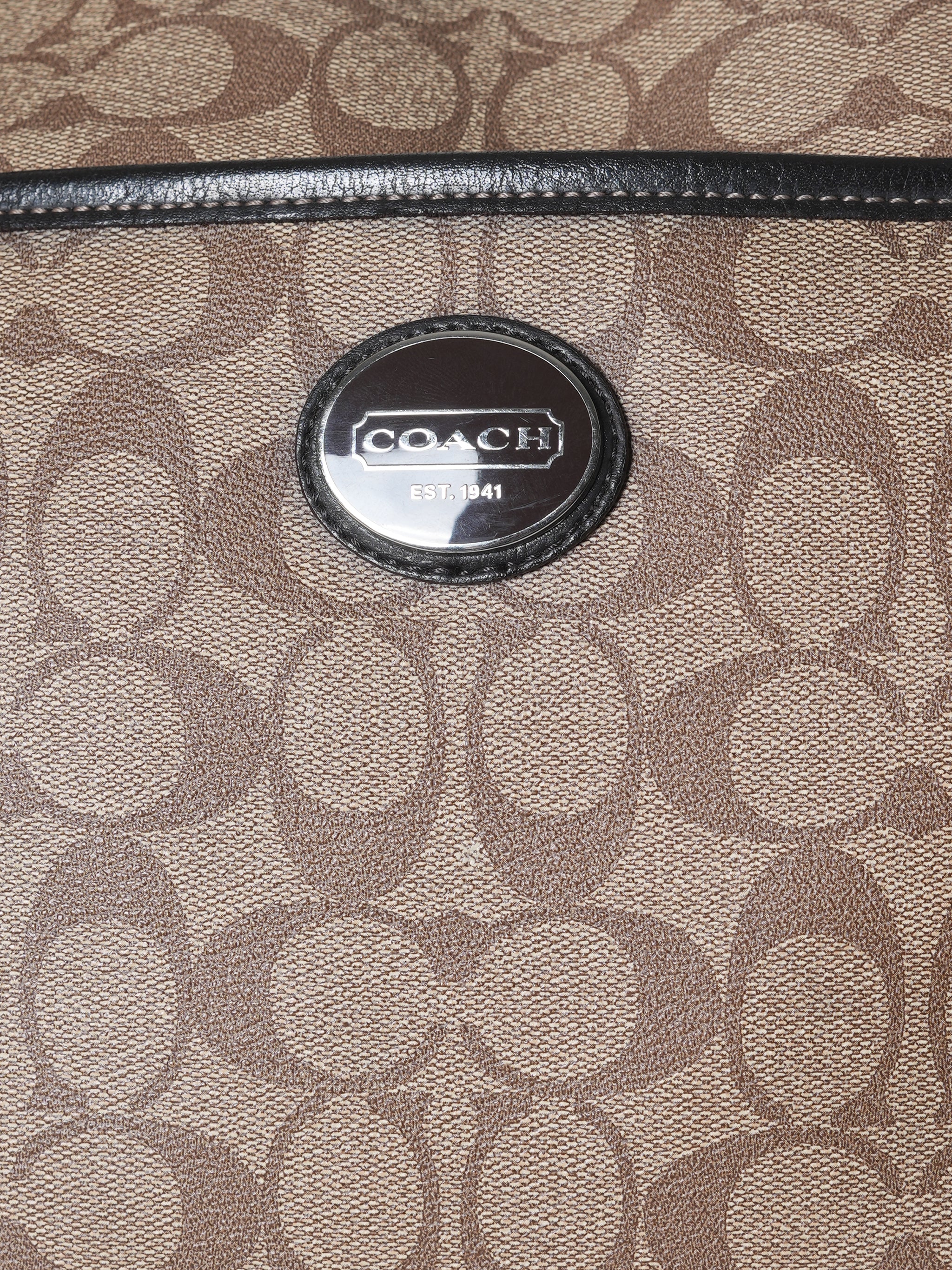 Coach Brown Peyton Tote Bag