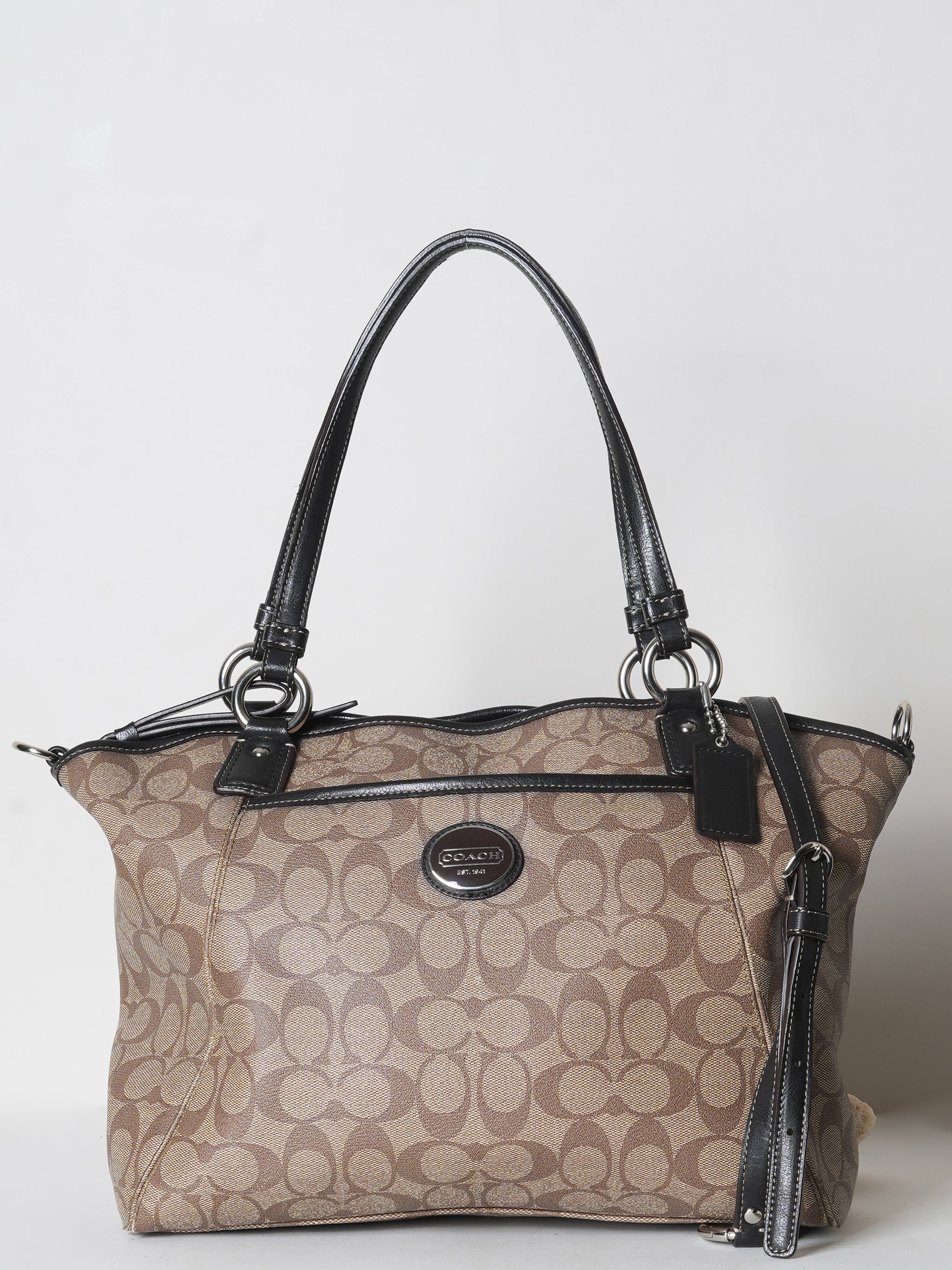 Coach Brown Peyton Tote Bag