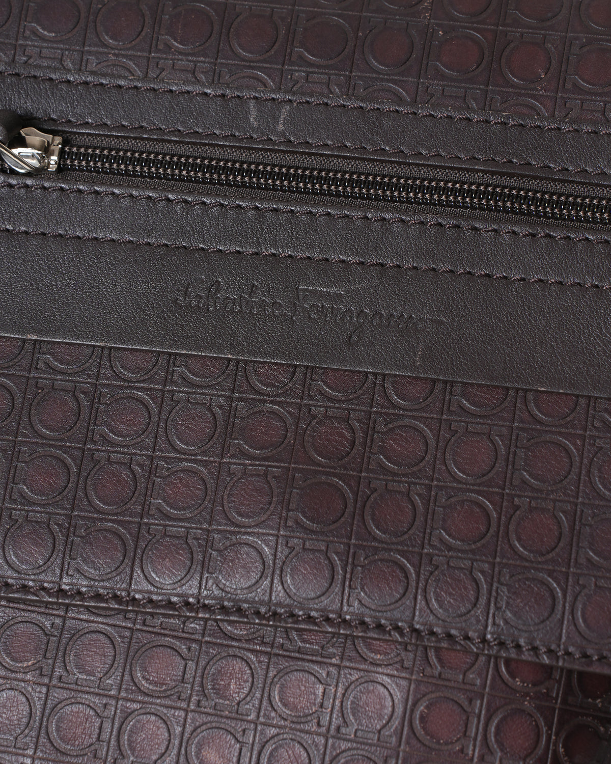 Salvatore Ferragamo Men’s Messenger Leather Sling Bag