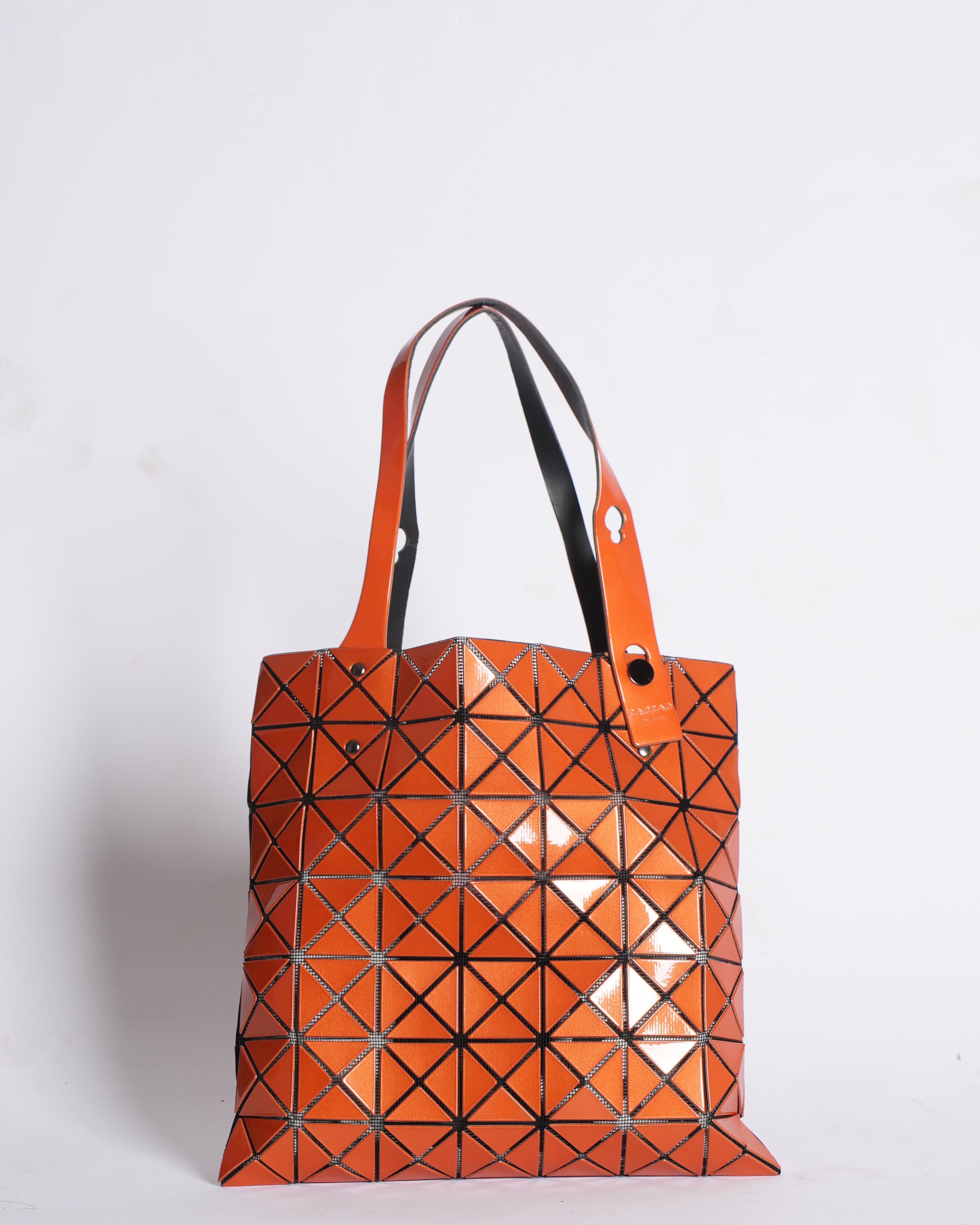 Bao Bao By Issey Miyake Prism Orange Tote