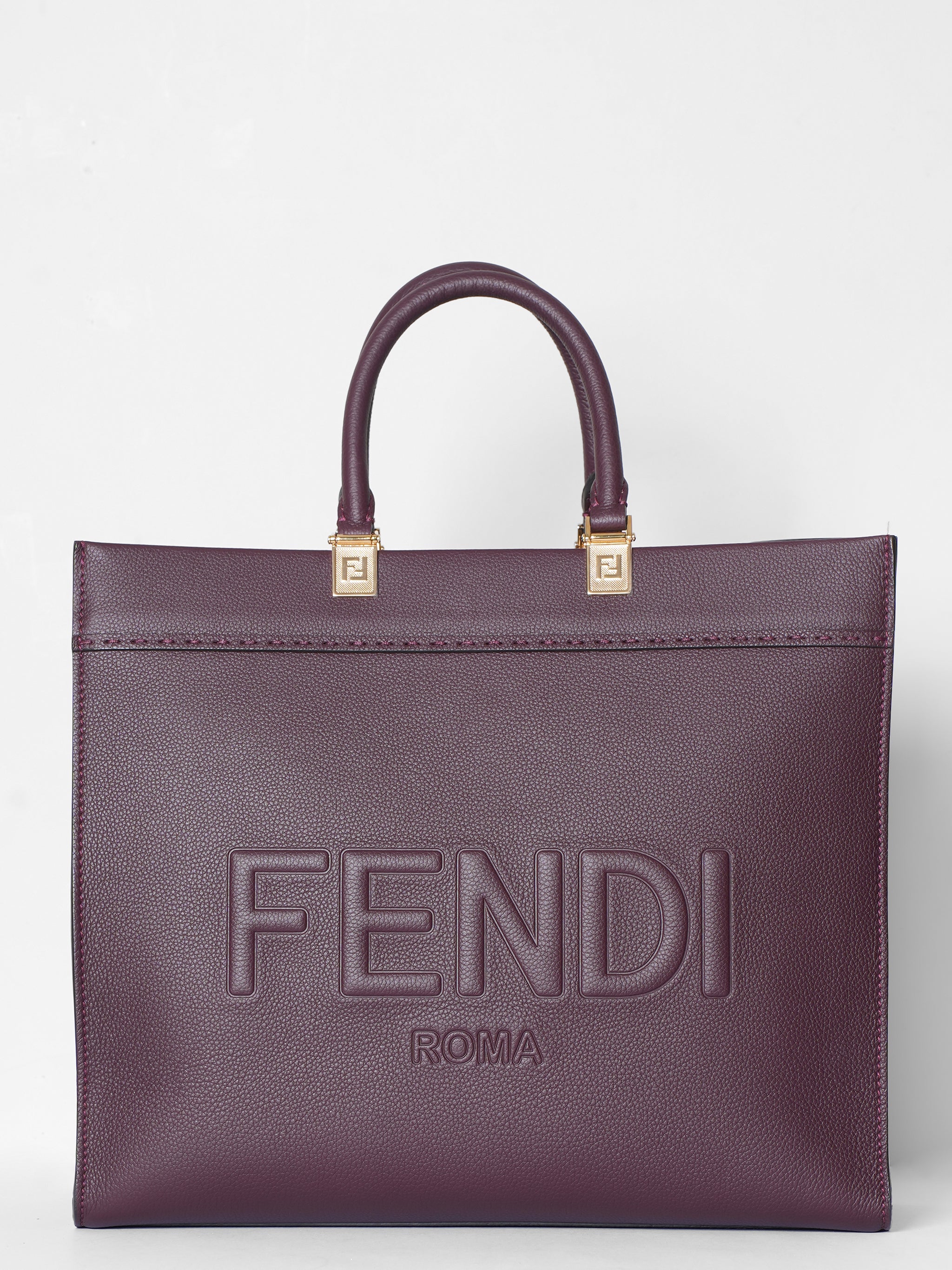 Fendi Sunshine Medium Maroon Bag