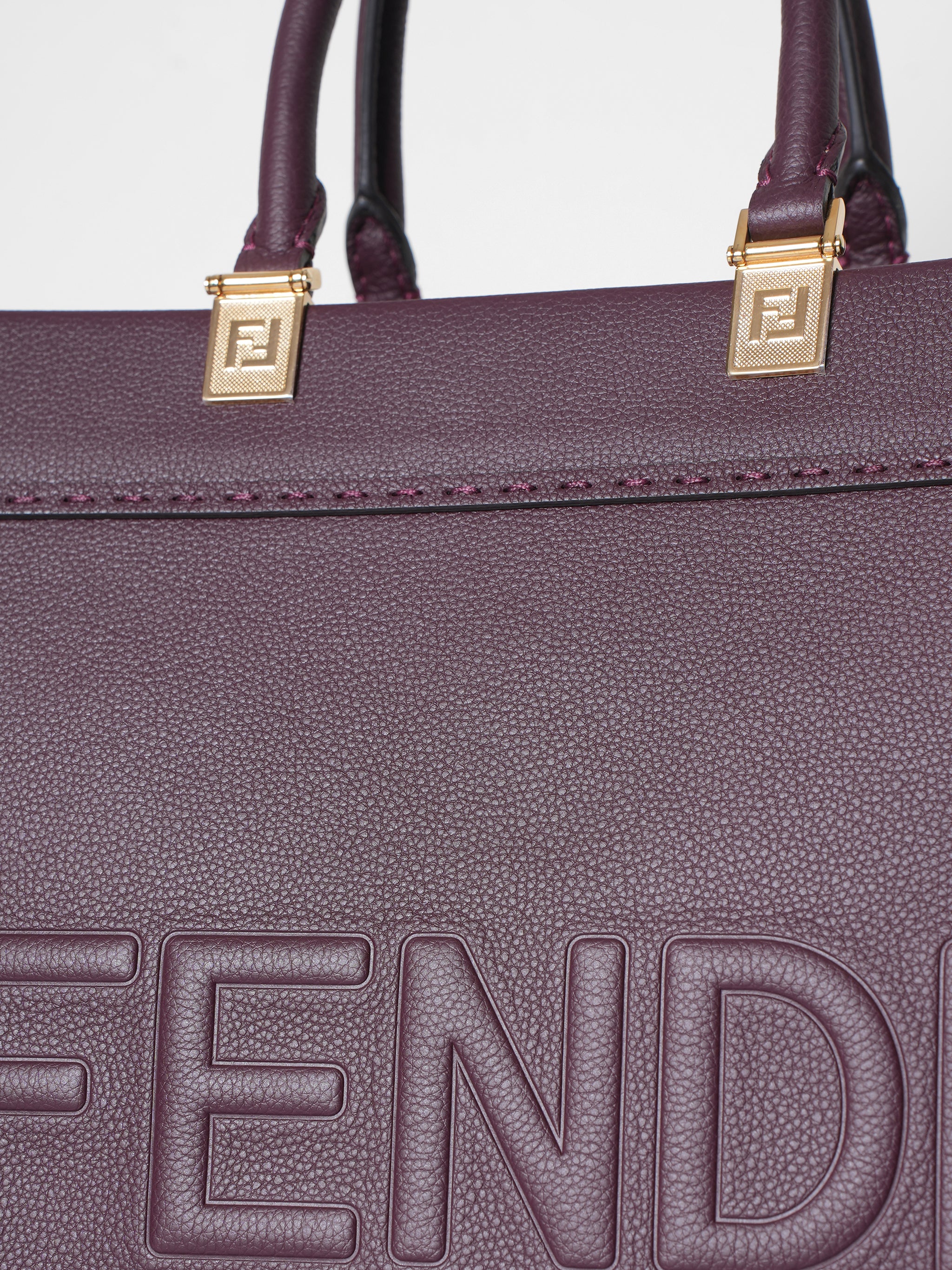 Fendi Sunshine Medium Maroon Bag