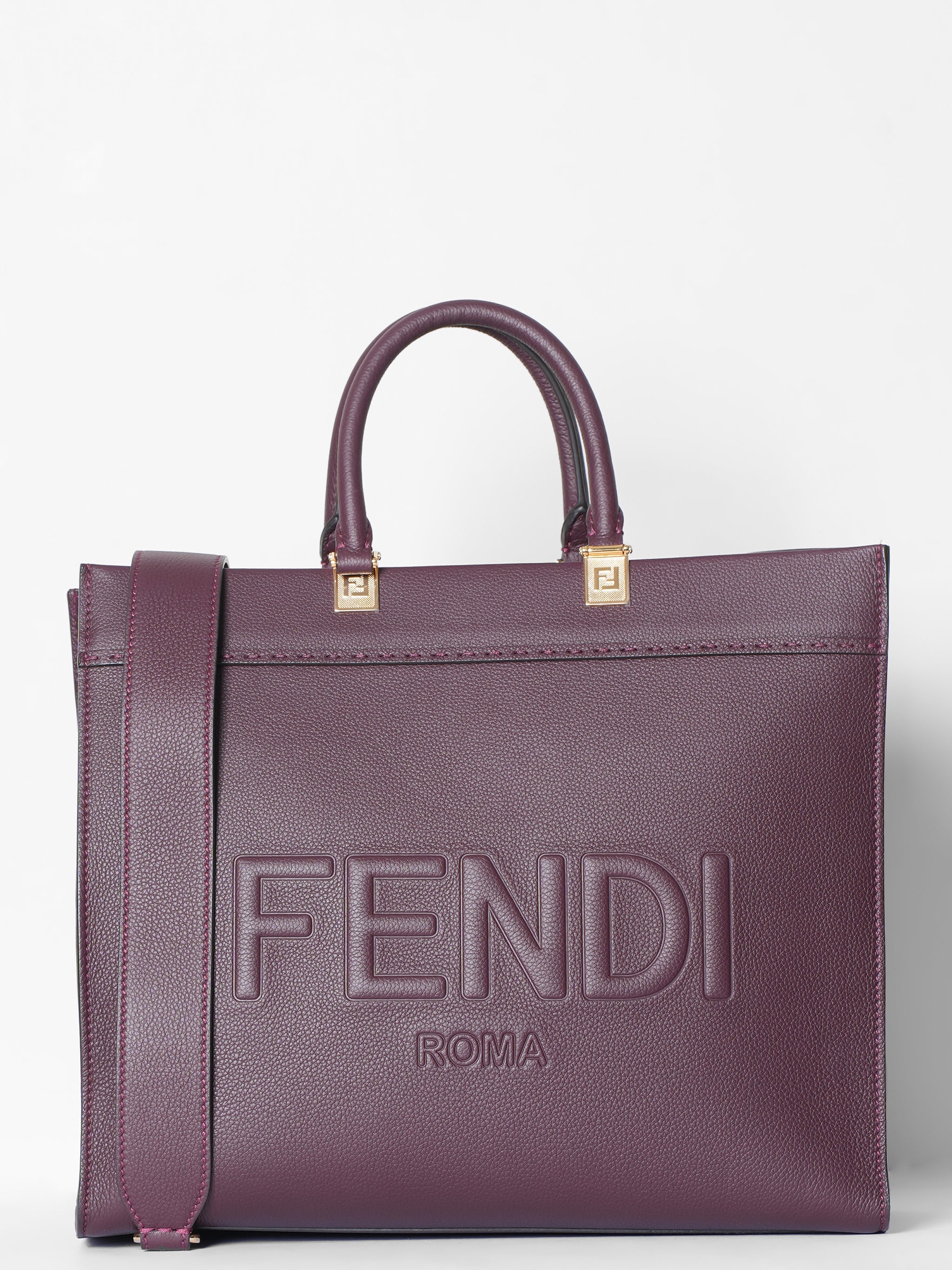 Fendi Sunshine Medium Maroon Bag