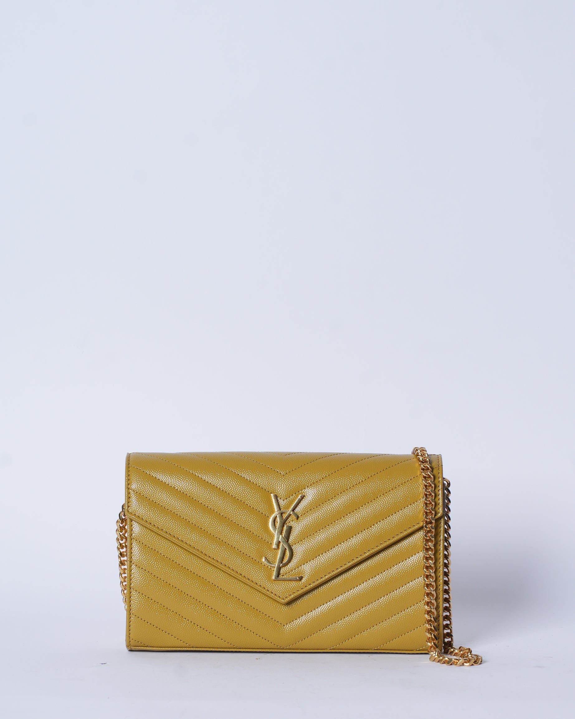 Saint Laurent Classic Cassandre Chain Wallet