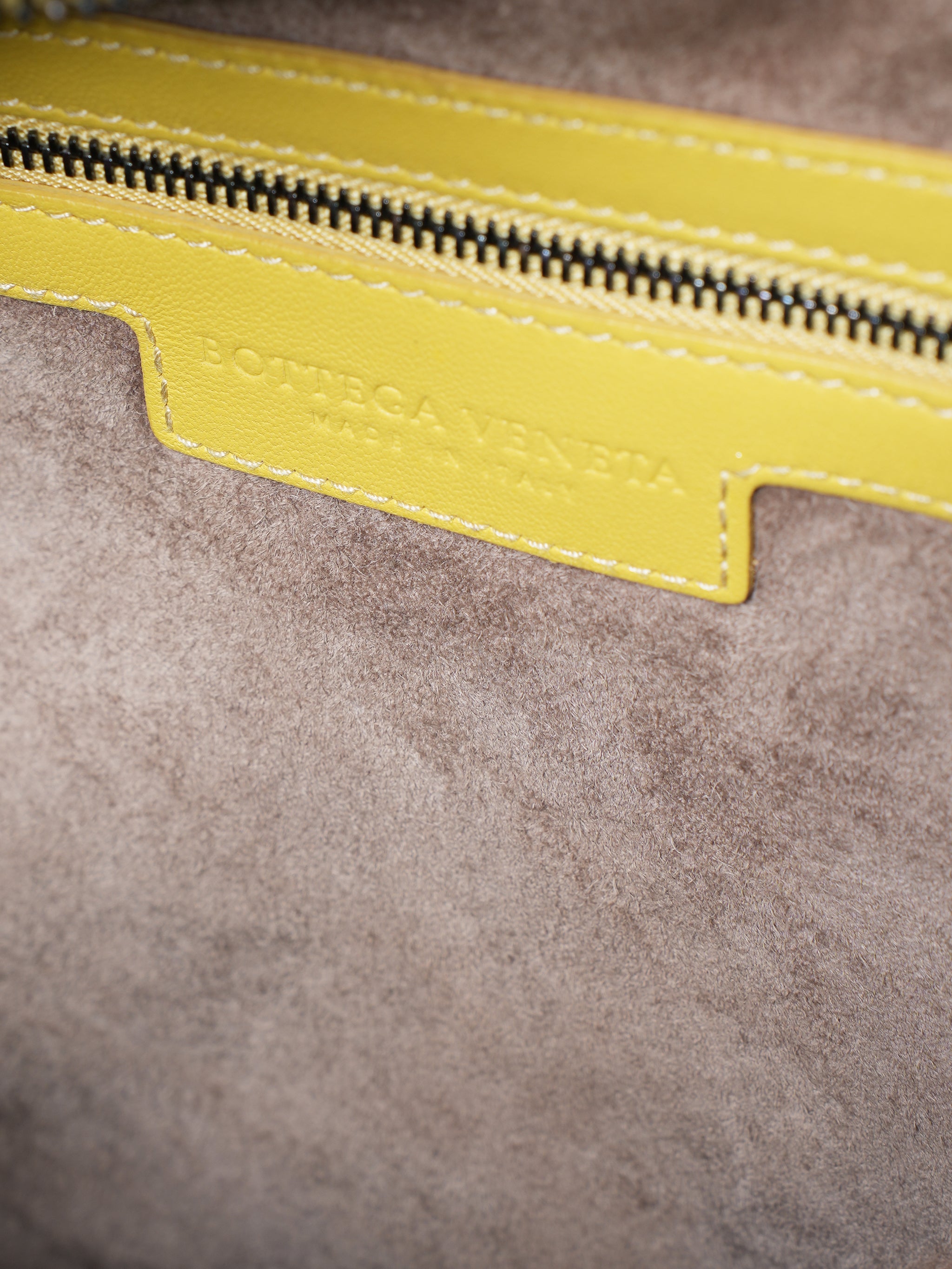 Bottega Veneta Yellow 'Veneta' Bag