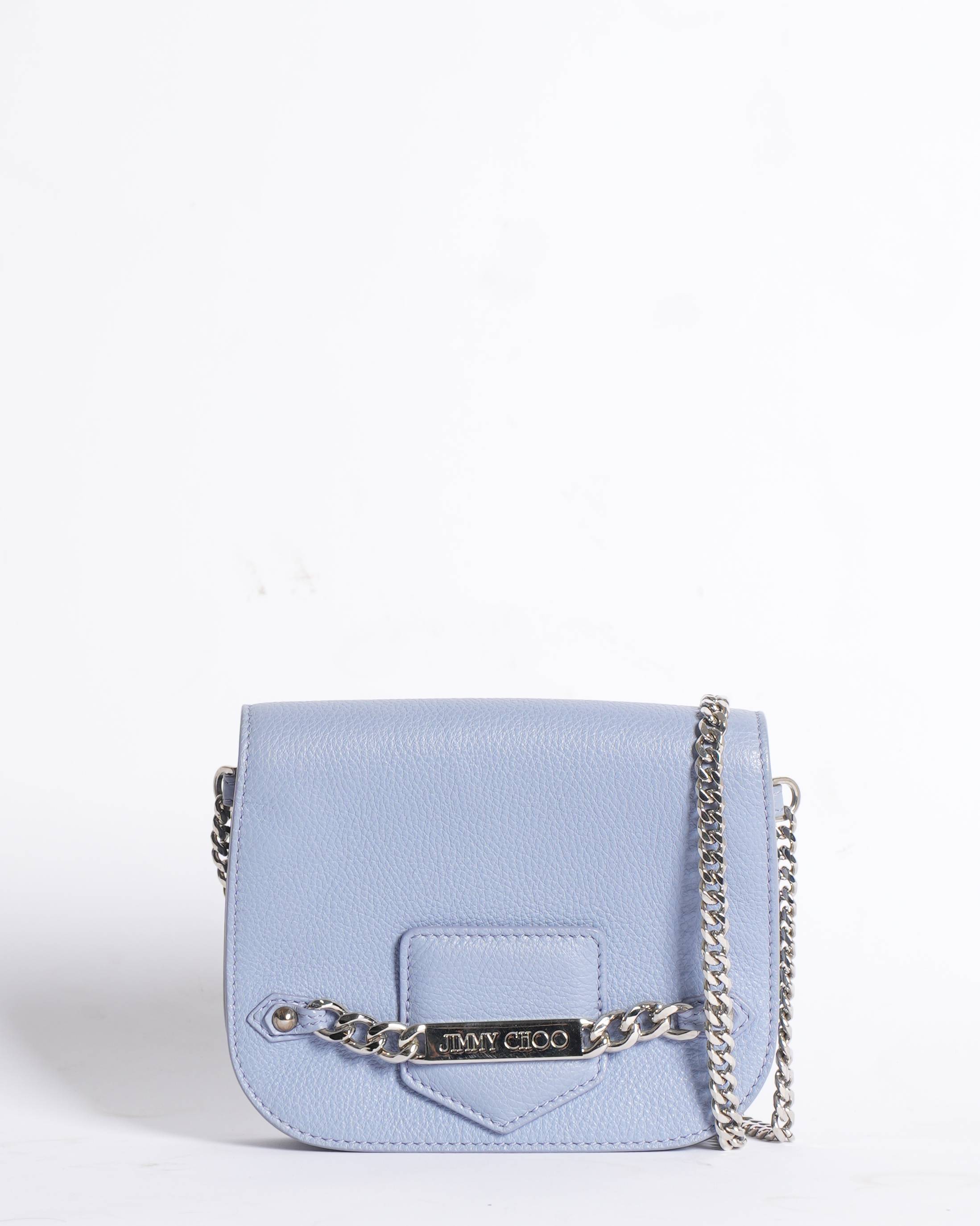 Jimmy Choo Shoulder Bag In Blue