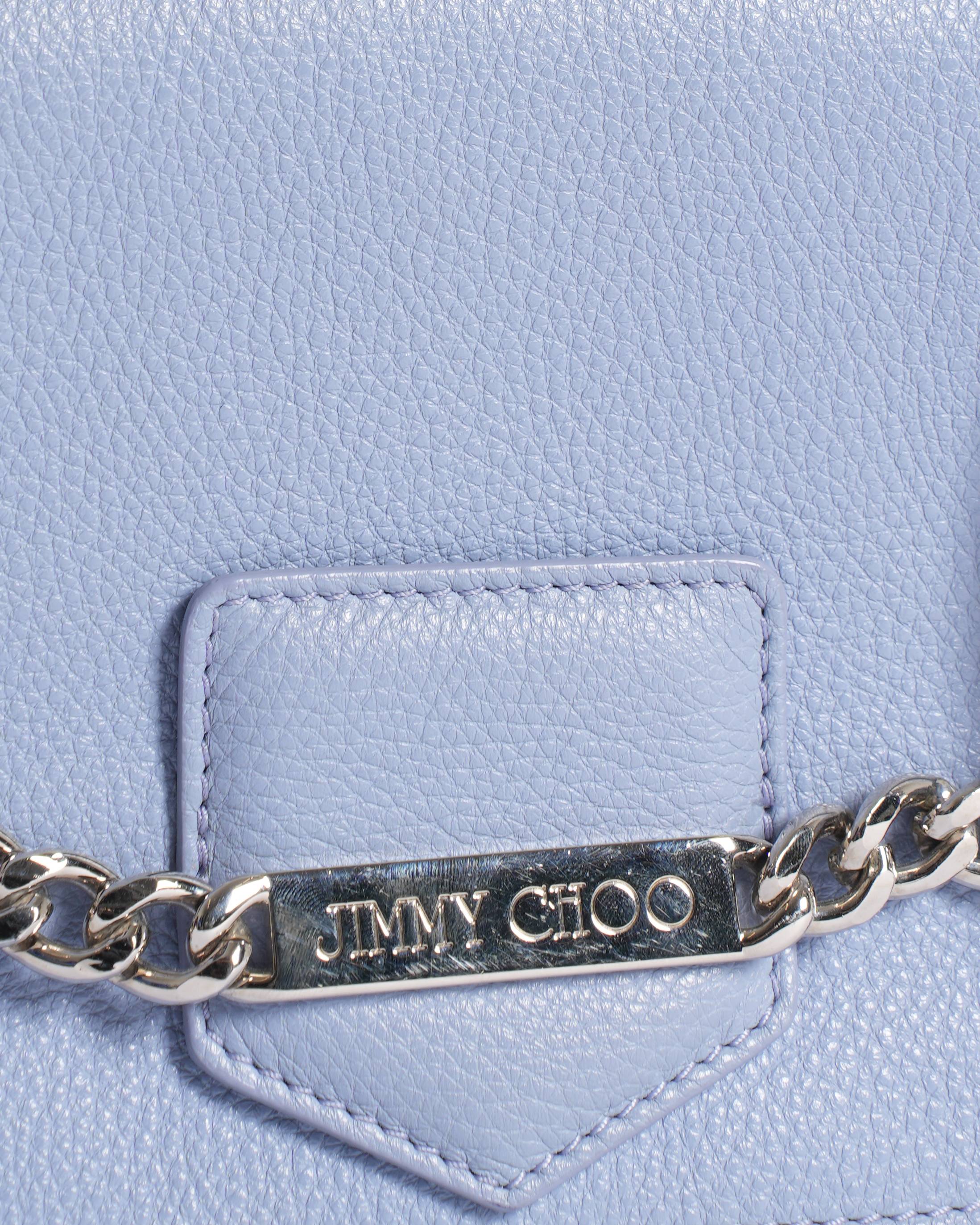 Jimmy Choo Shoulder Bag In Blue
