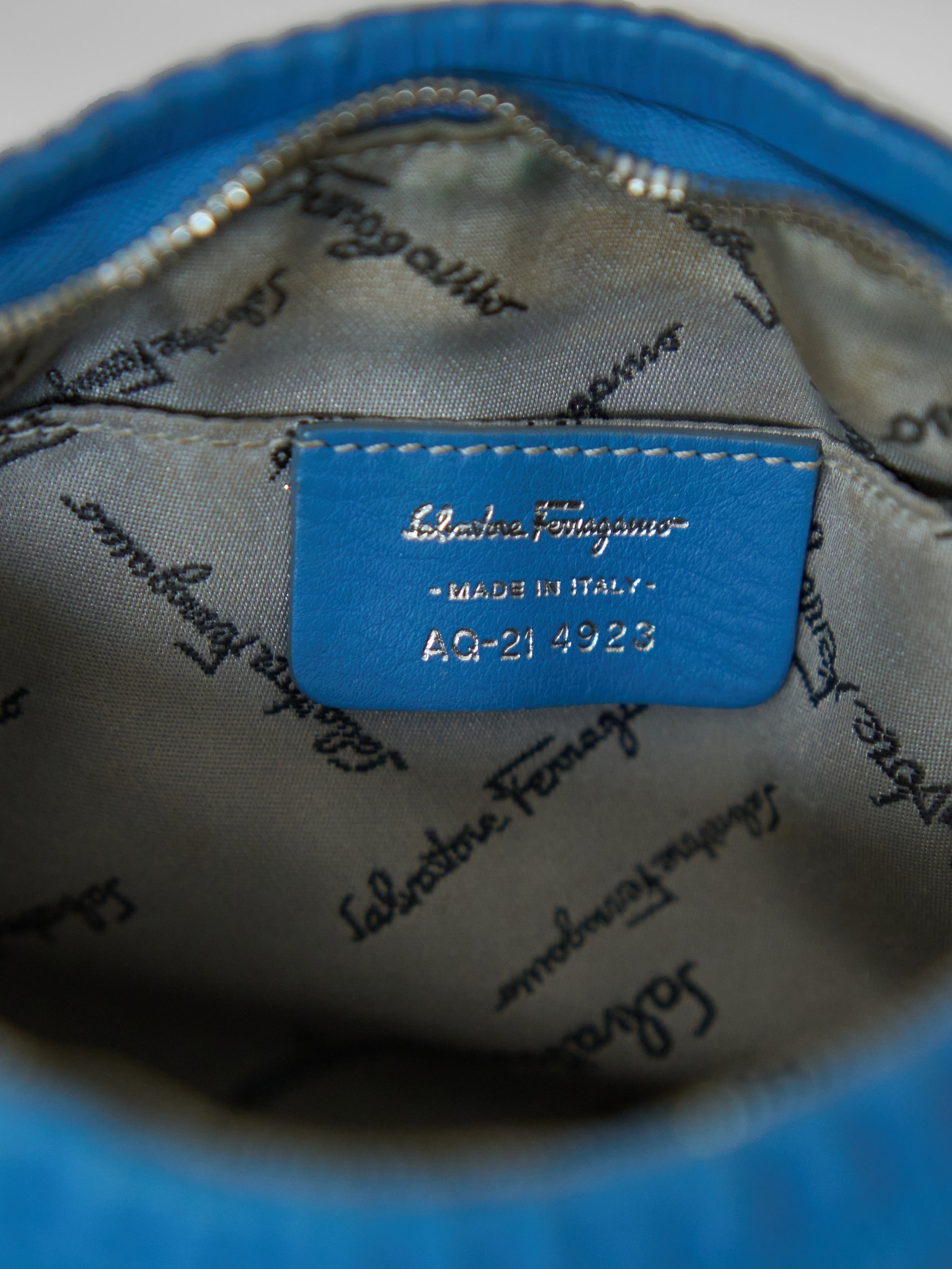 Salvatore Ferragamo Blue Shoulder Bag