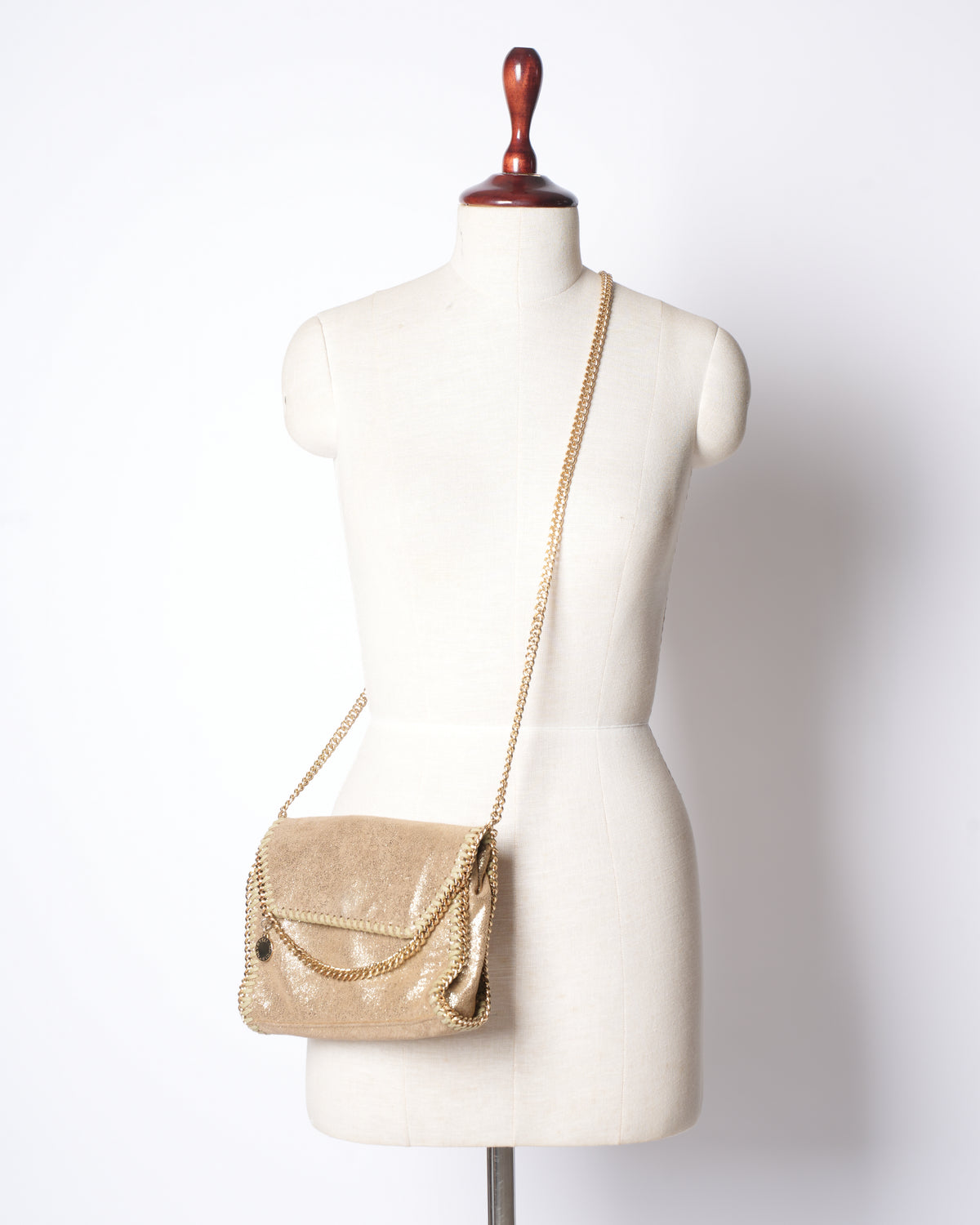 Stella McCartney Falabella Bag In Gold Tone
