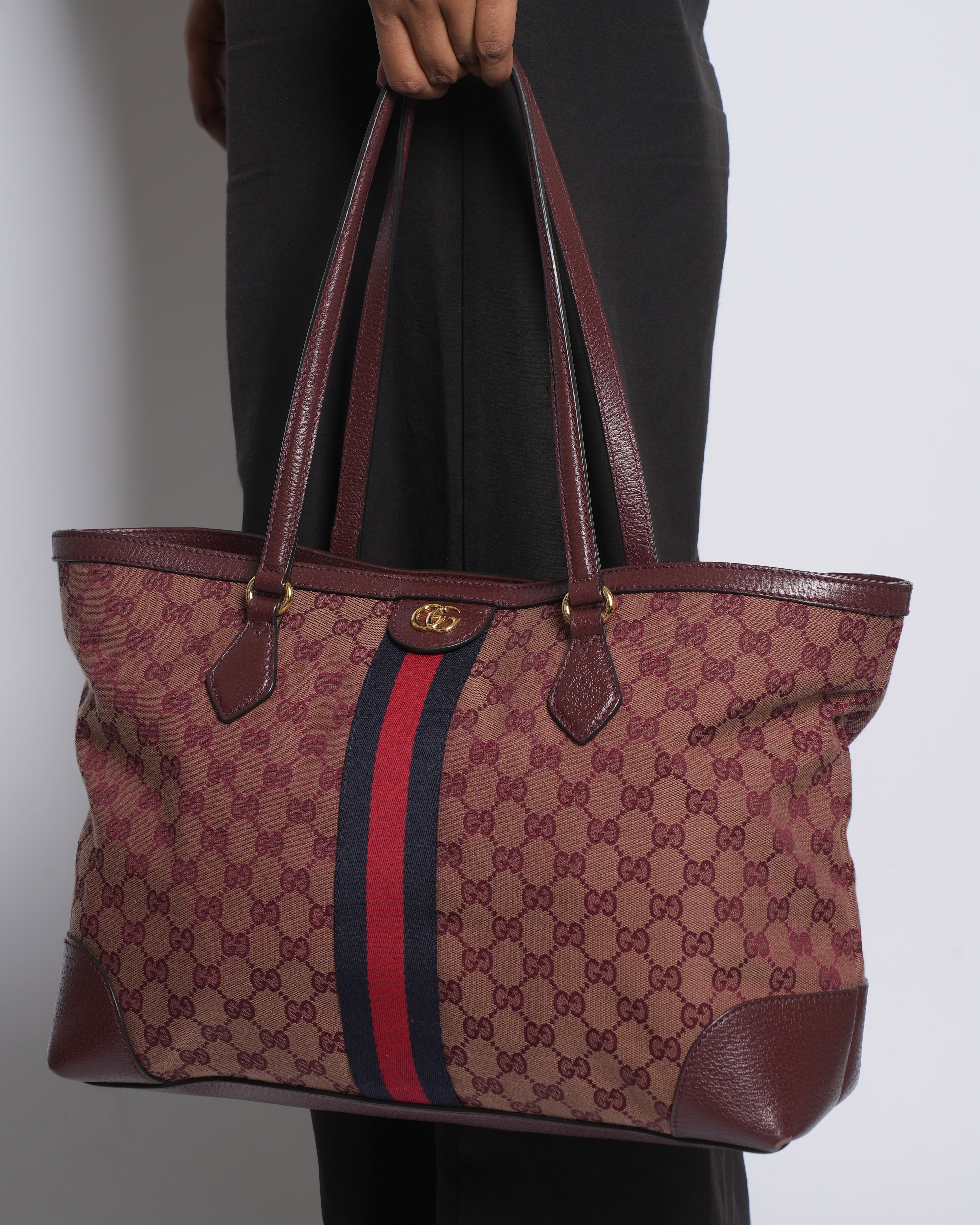 New Gucci Ophidia Medium Tote Bag