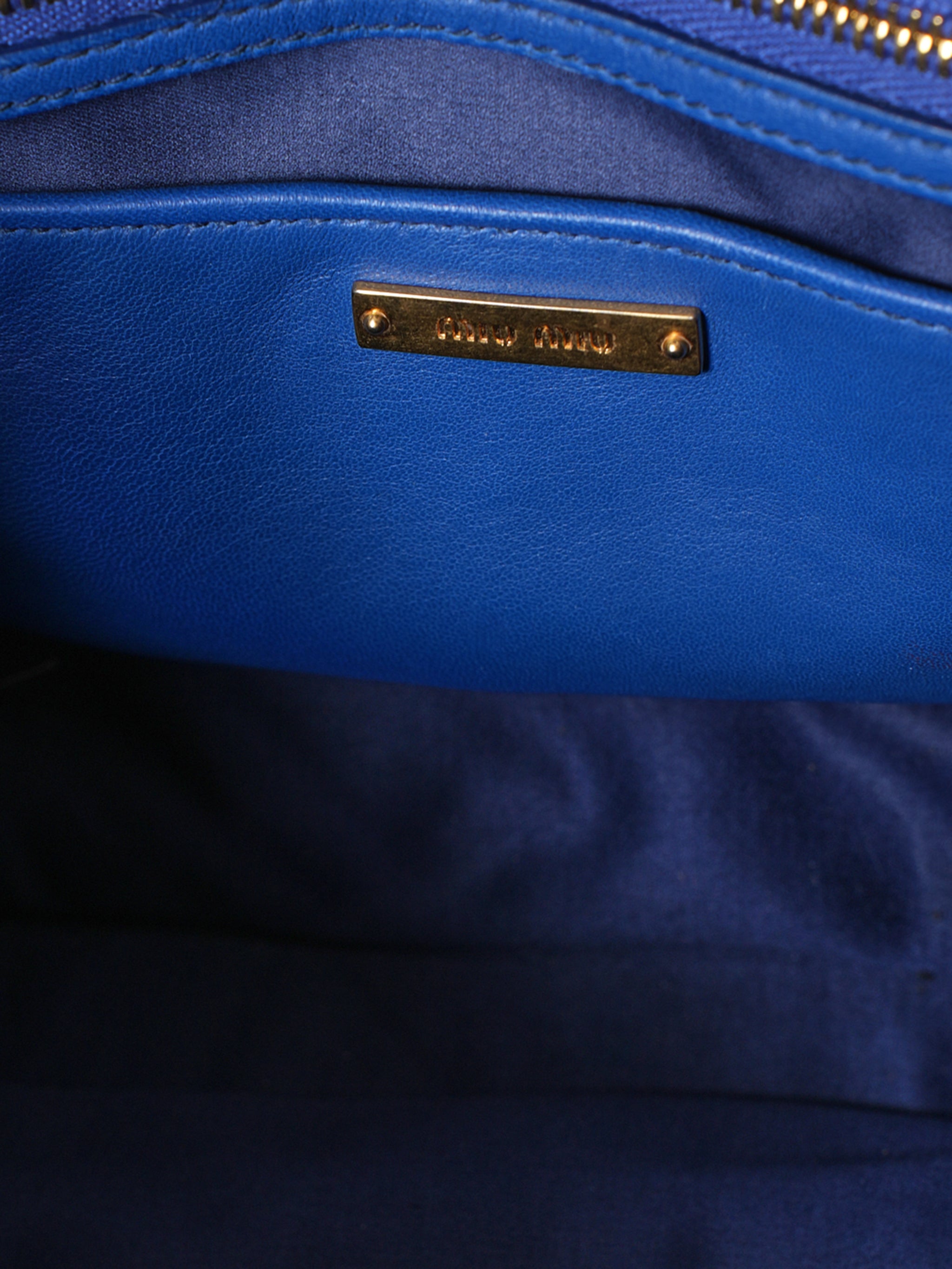 Miu Miu Blue Bag