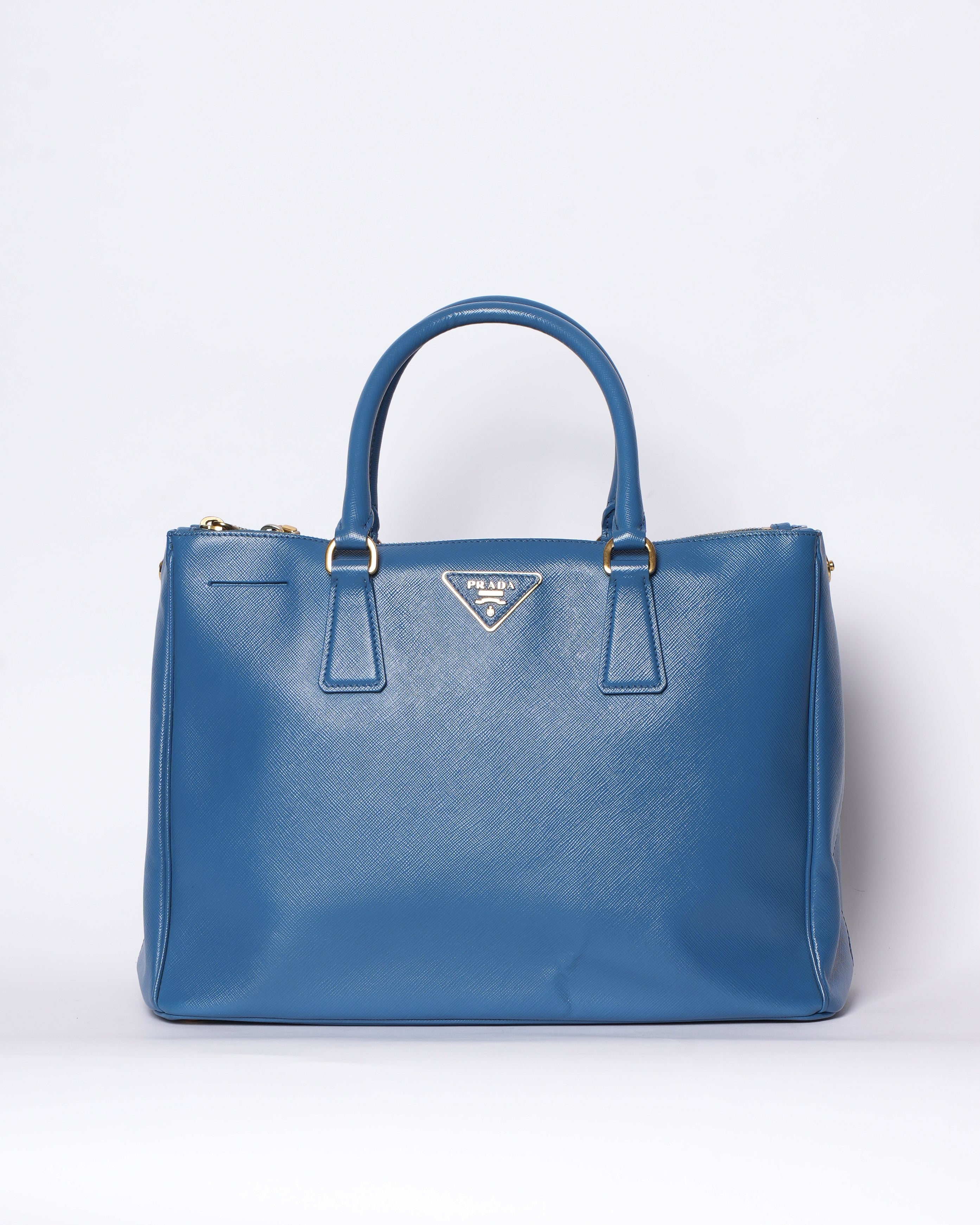 Prada Galleria Shoulder Bag In Blue