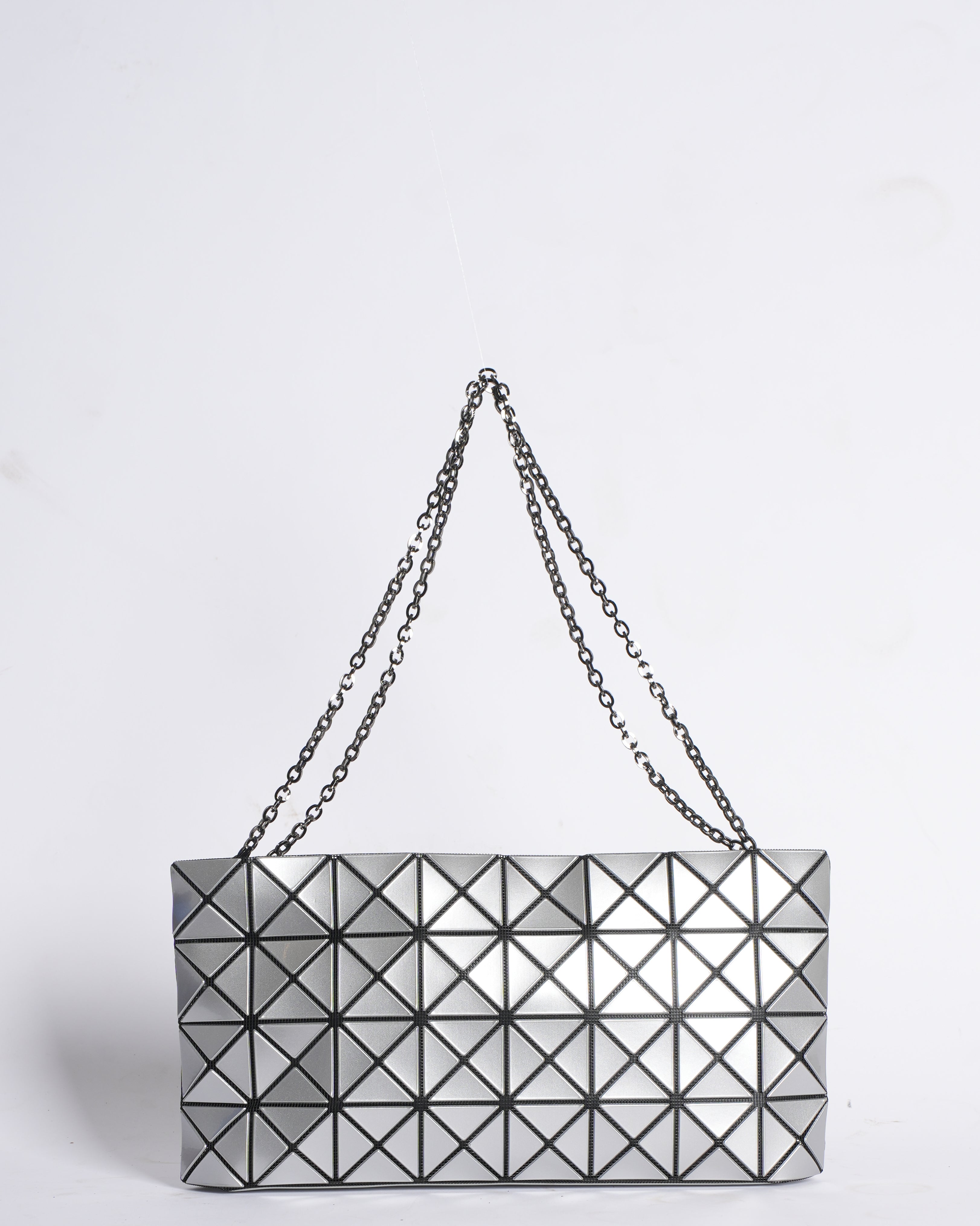 Bao Bao By Issey Miyake Prism Zip Clutch With Chain