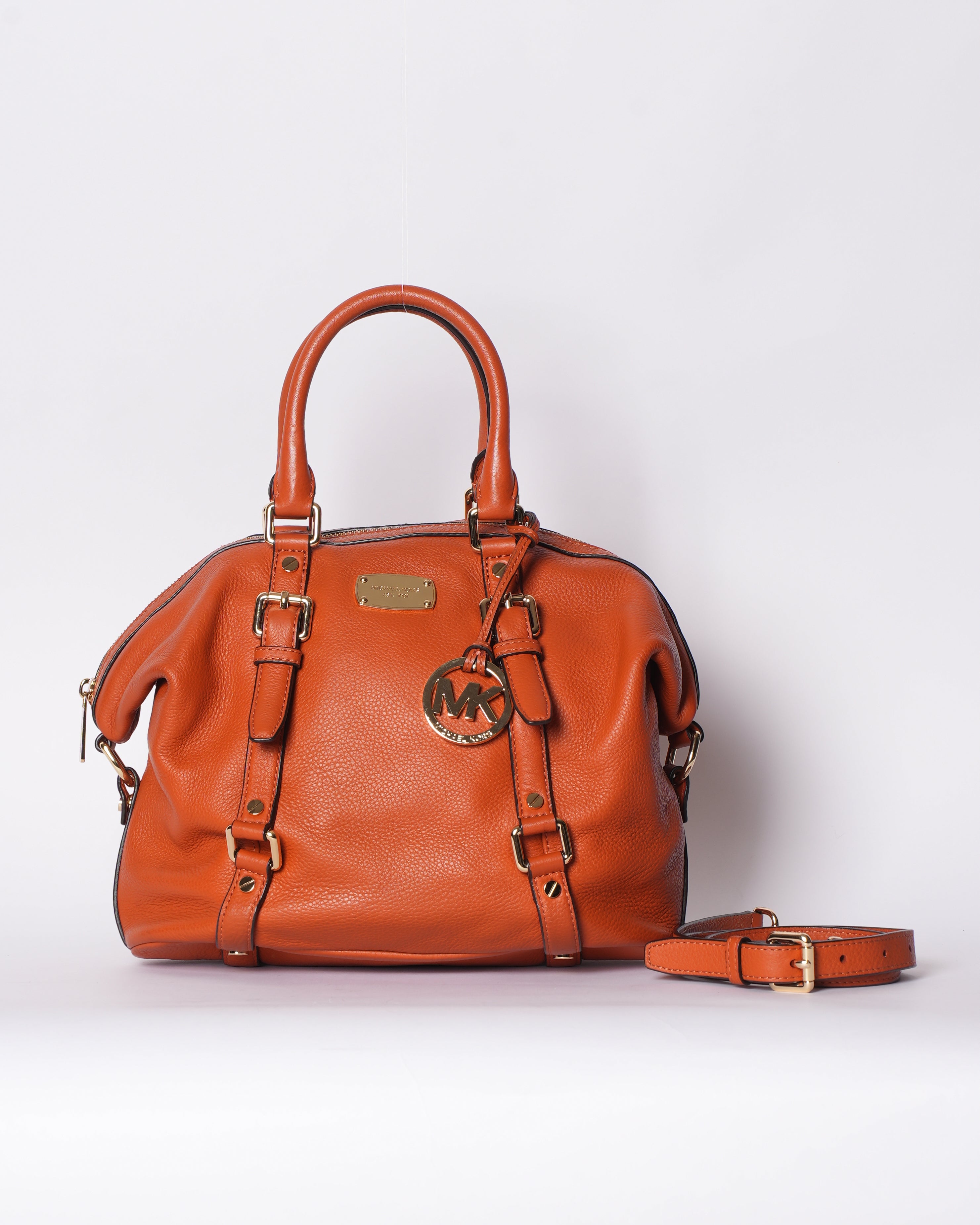 Michael Kors Large Bedford Bowling Satchel