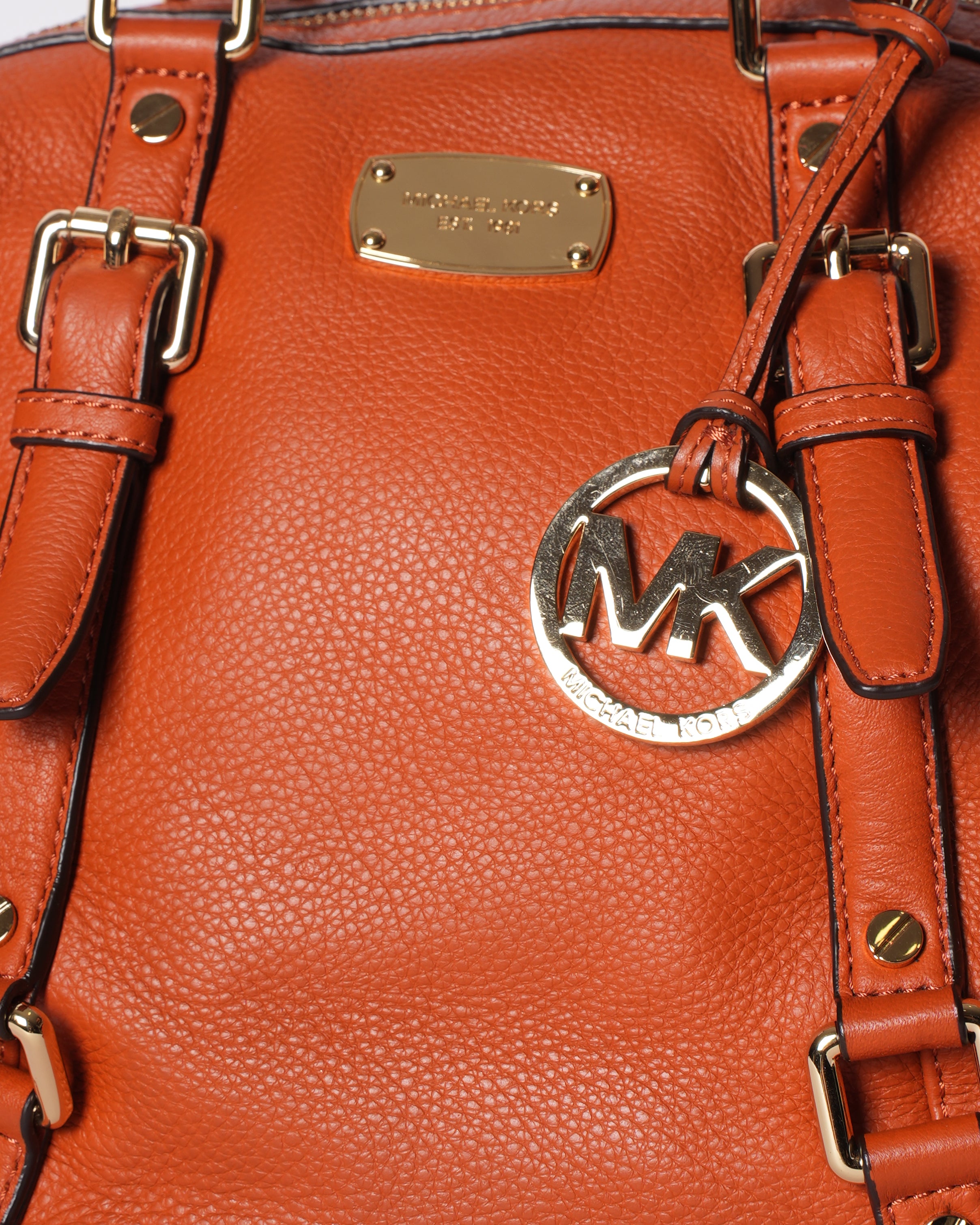 Michael Kors Large Bedford Bowling Satchel