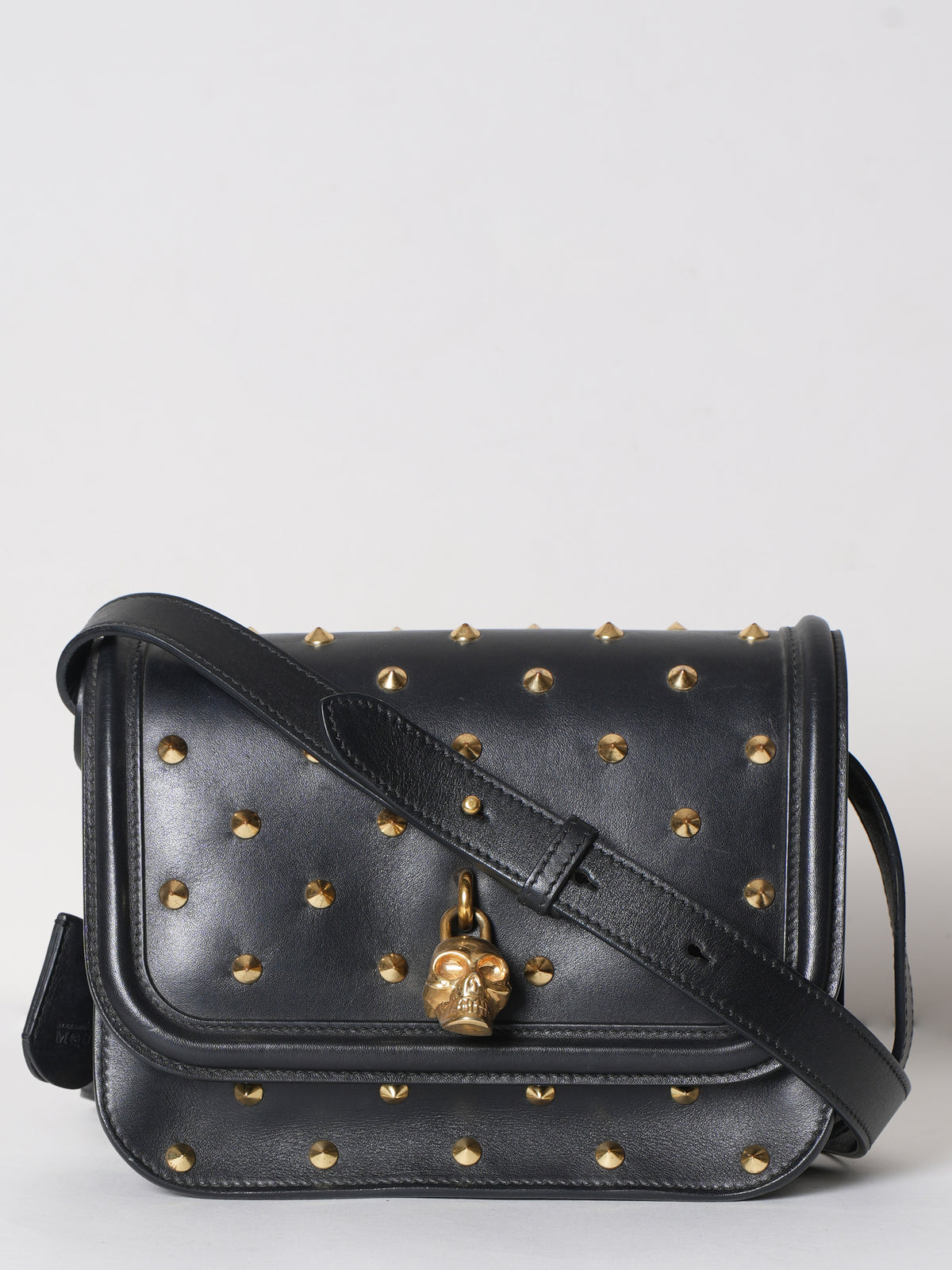 Alexander McQueen Padlock Studded Leather Shoulder Bag Alexander McQueen Padlock Studded Leather Shoulder Bag