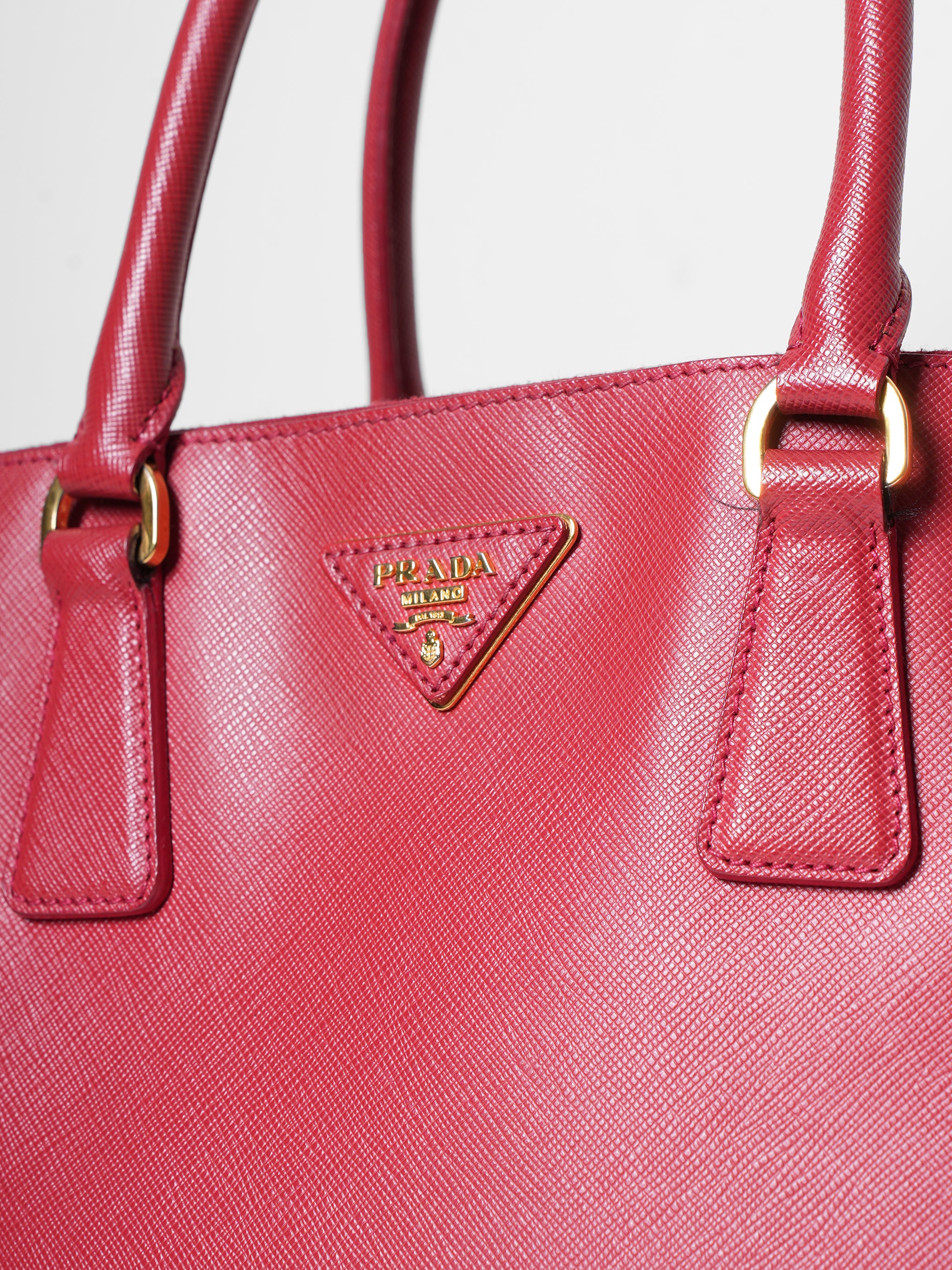 Prada Red Handbag