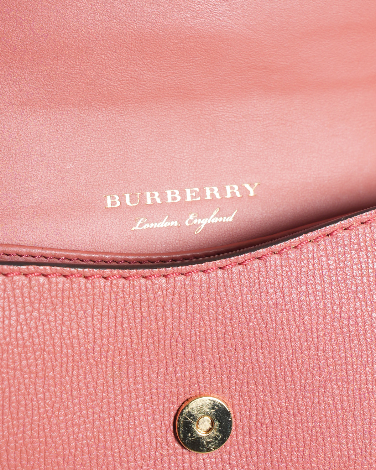 Burberry Pink Buckle Mini Bag