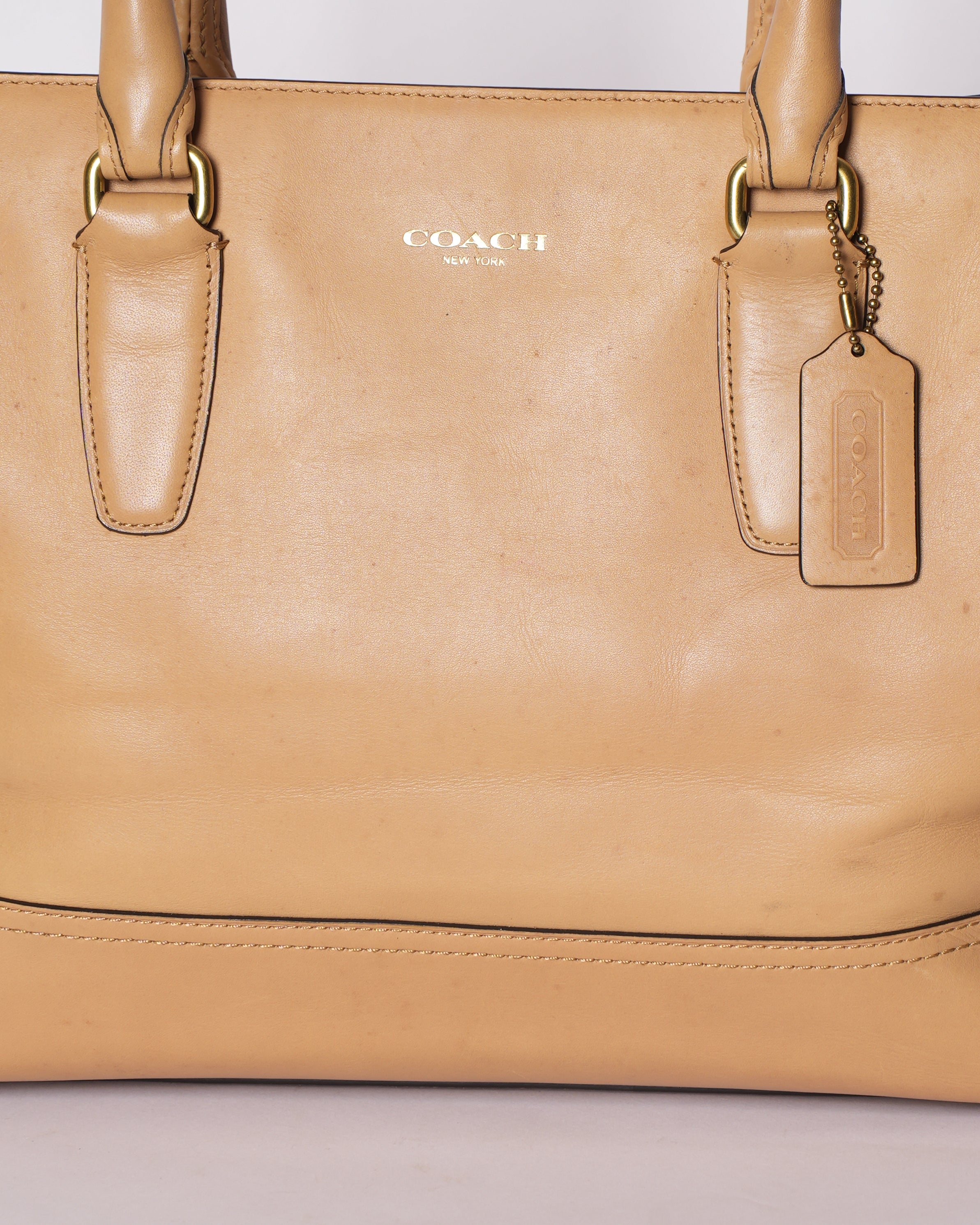 Coach Legacy Candace Beige Caryall Tote