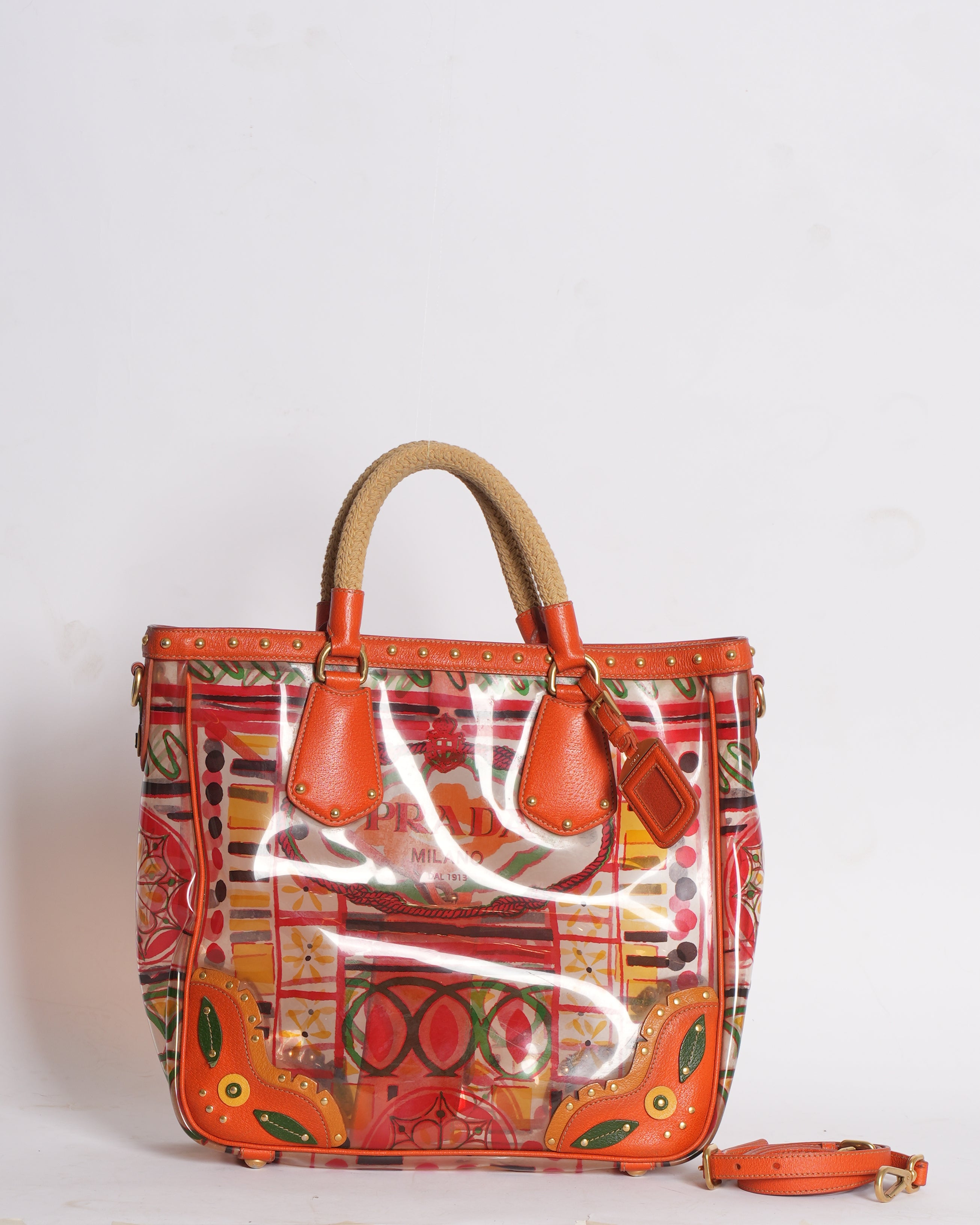 Prada Plex Stampato Vinyl Bag