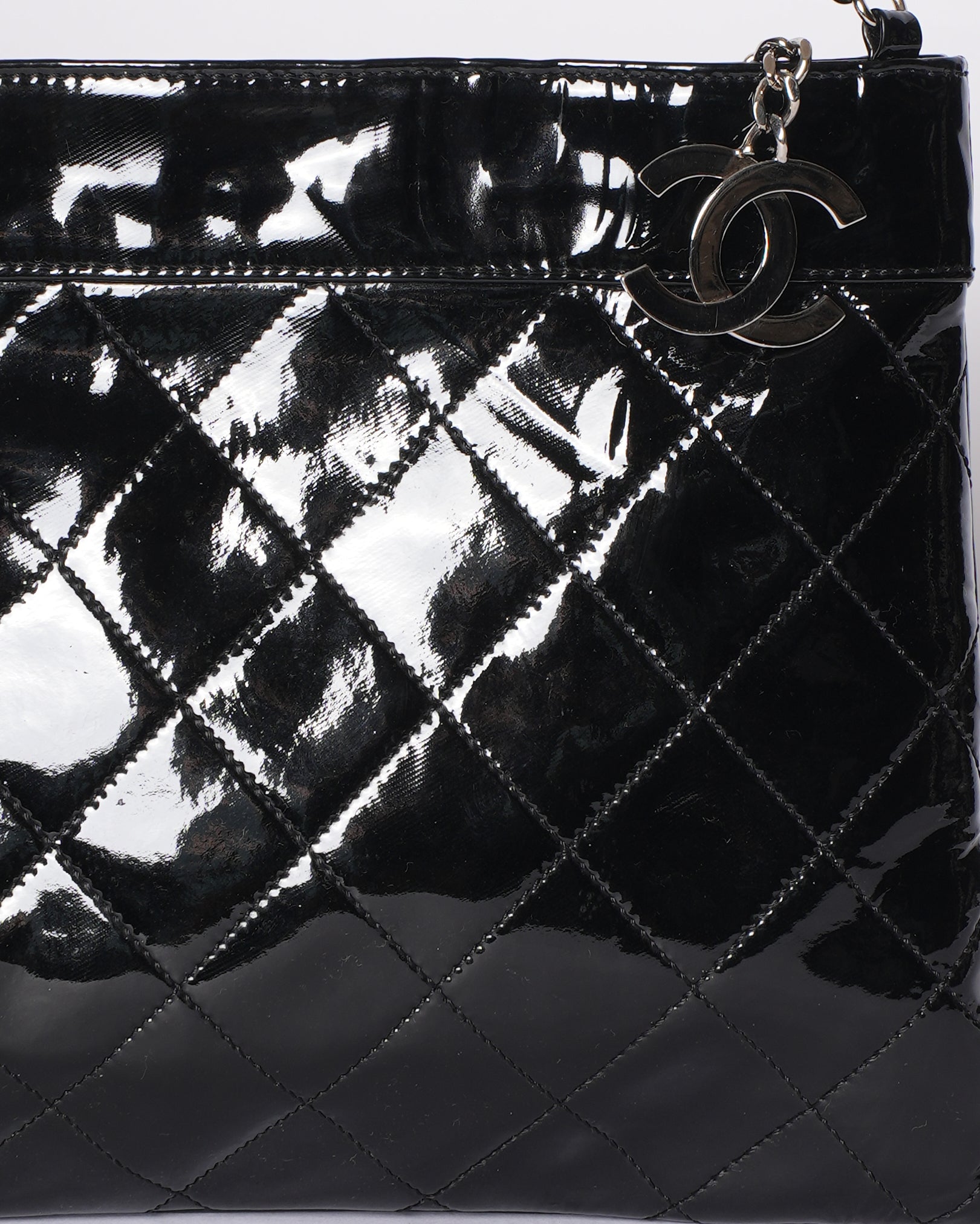 Chanel Reverso Calfskin Quilted Pouch