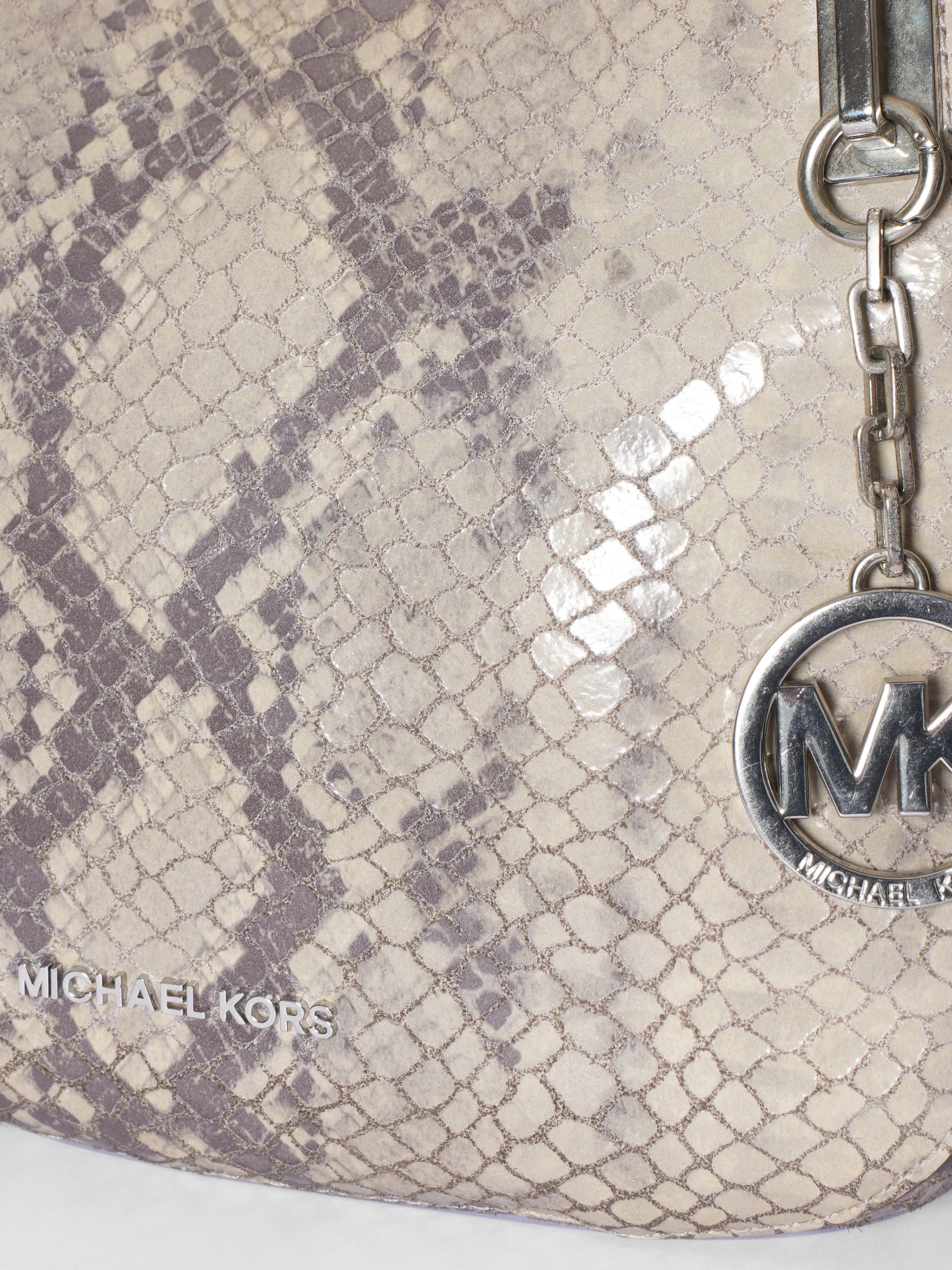 Michael Kors Mini Snake Skin Embossed Bag