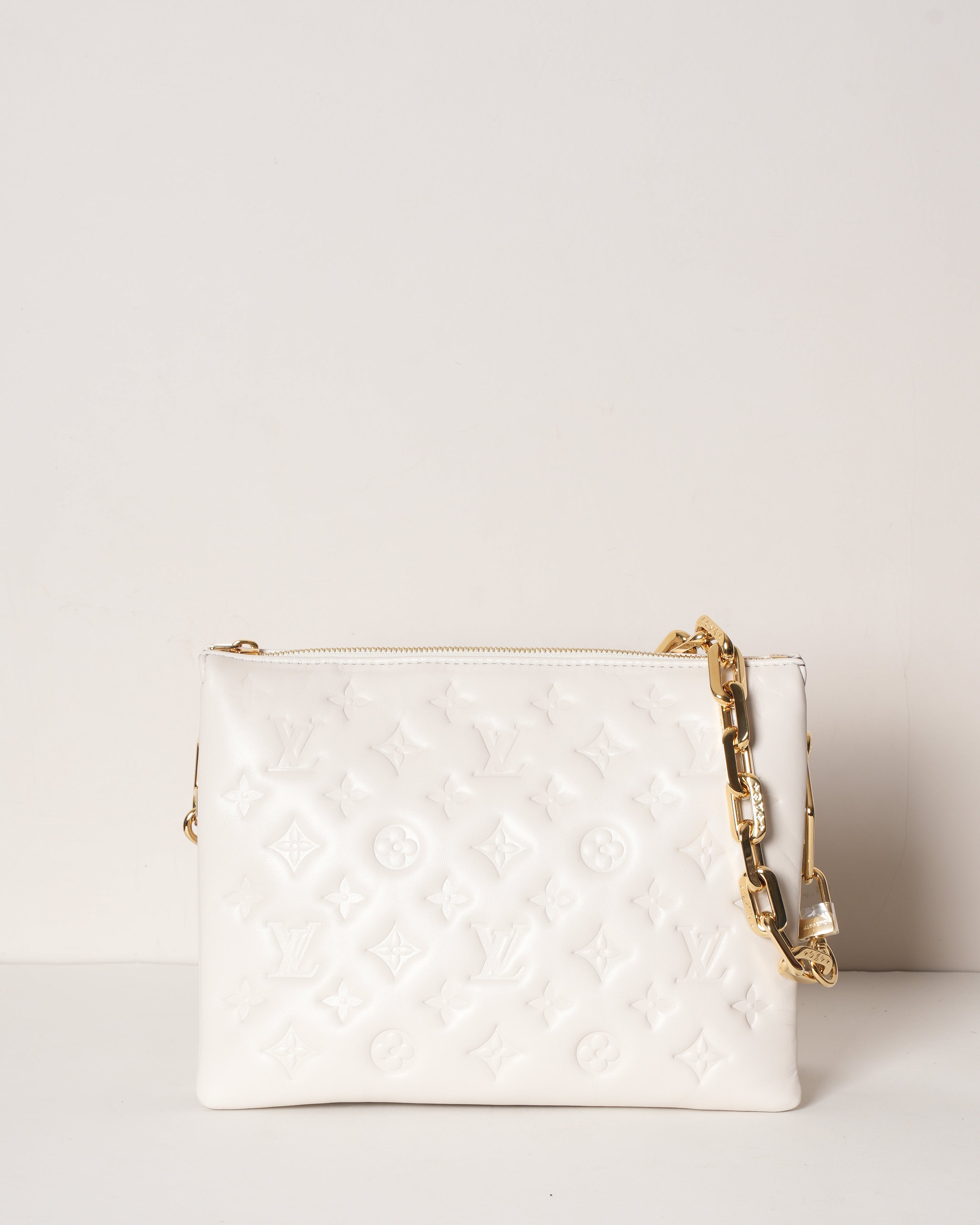 LV Coussin PM Bag In White