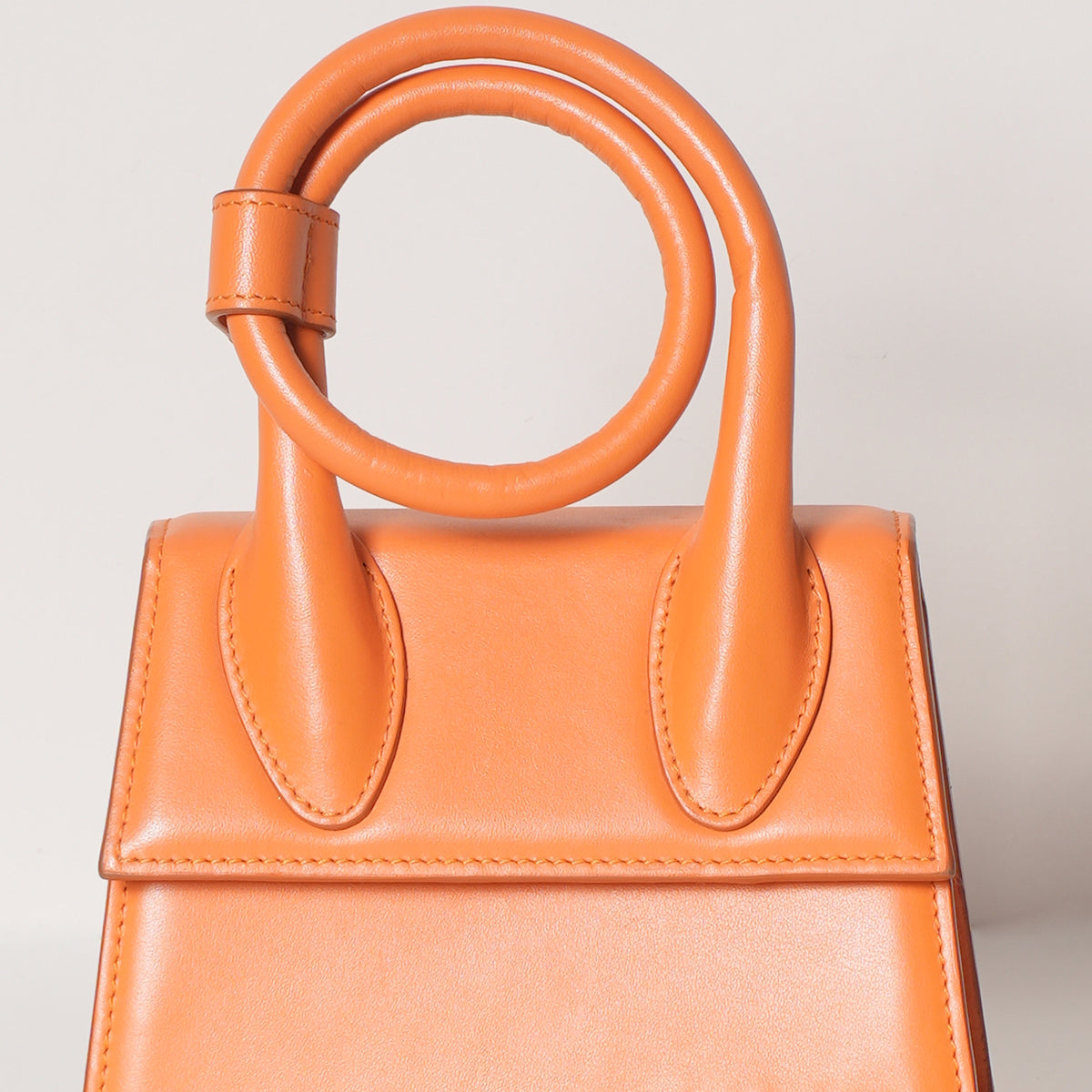 Le Chiquito Noeud Jacquemus Bag Orange Jacquemus Le Chqui Noeud Bag