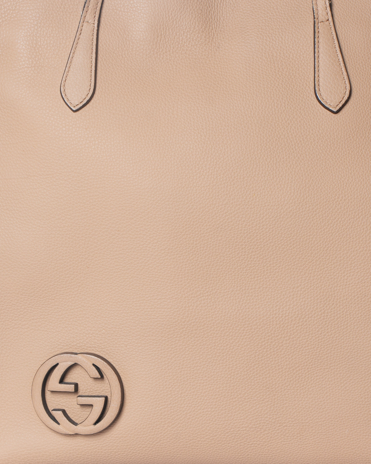 Gucci Beige Leather GG Tote