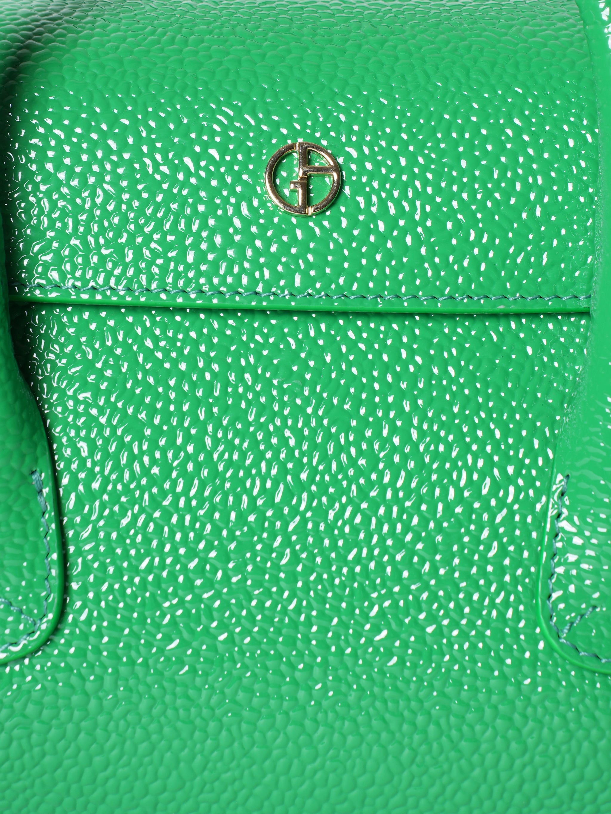 New Georgio Armani Mini Textured Leather Bag