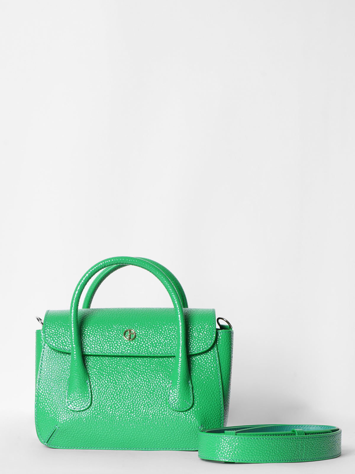 New Georgio Armani Mini Textured Leather Bag