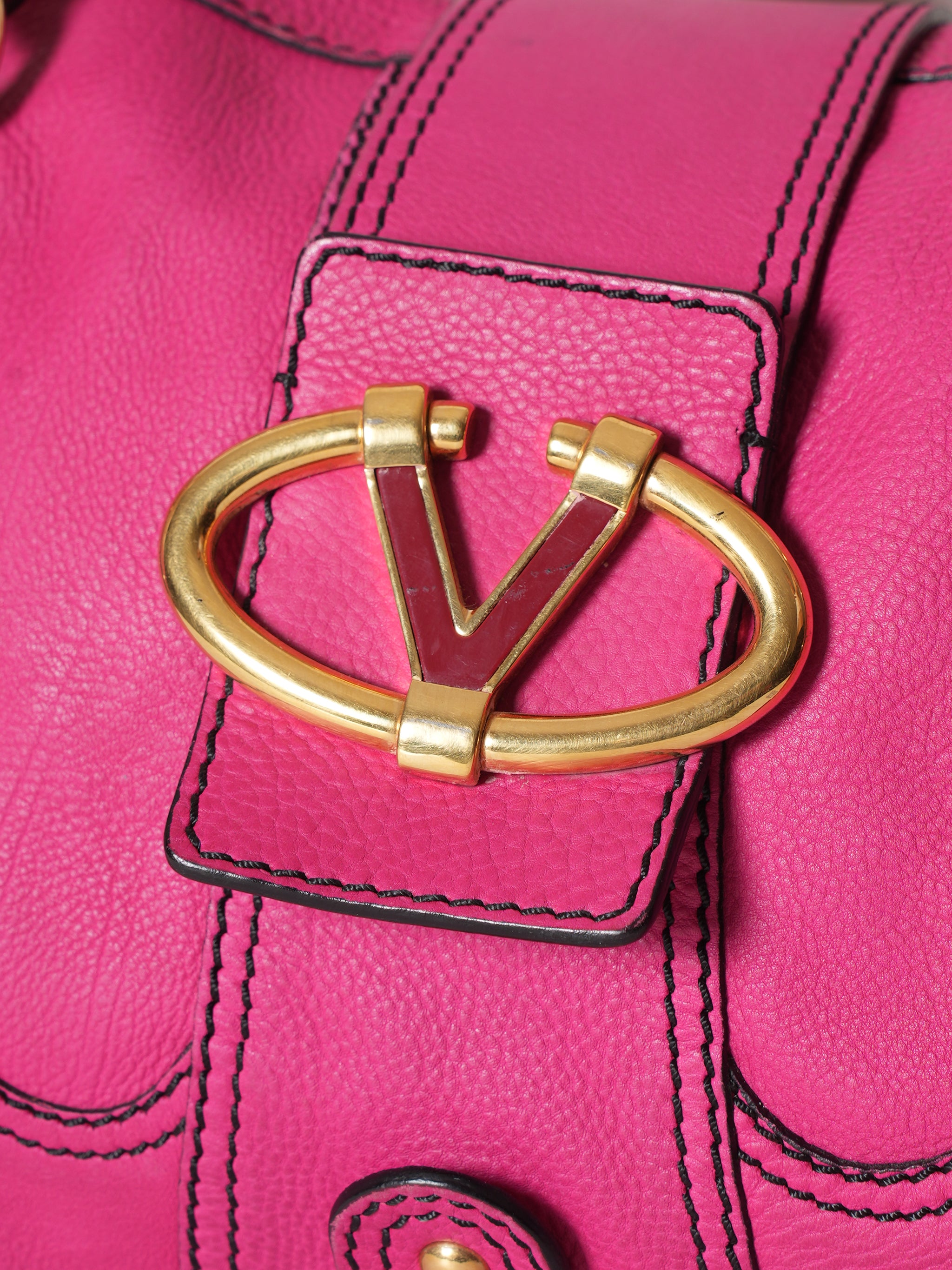 Valentino Pink Top Handle Bag