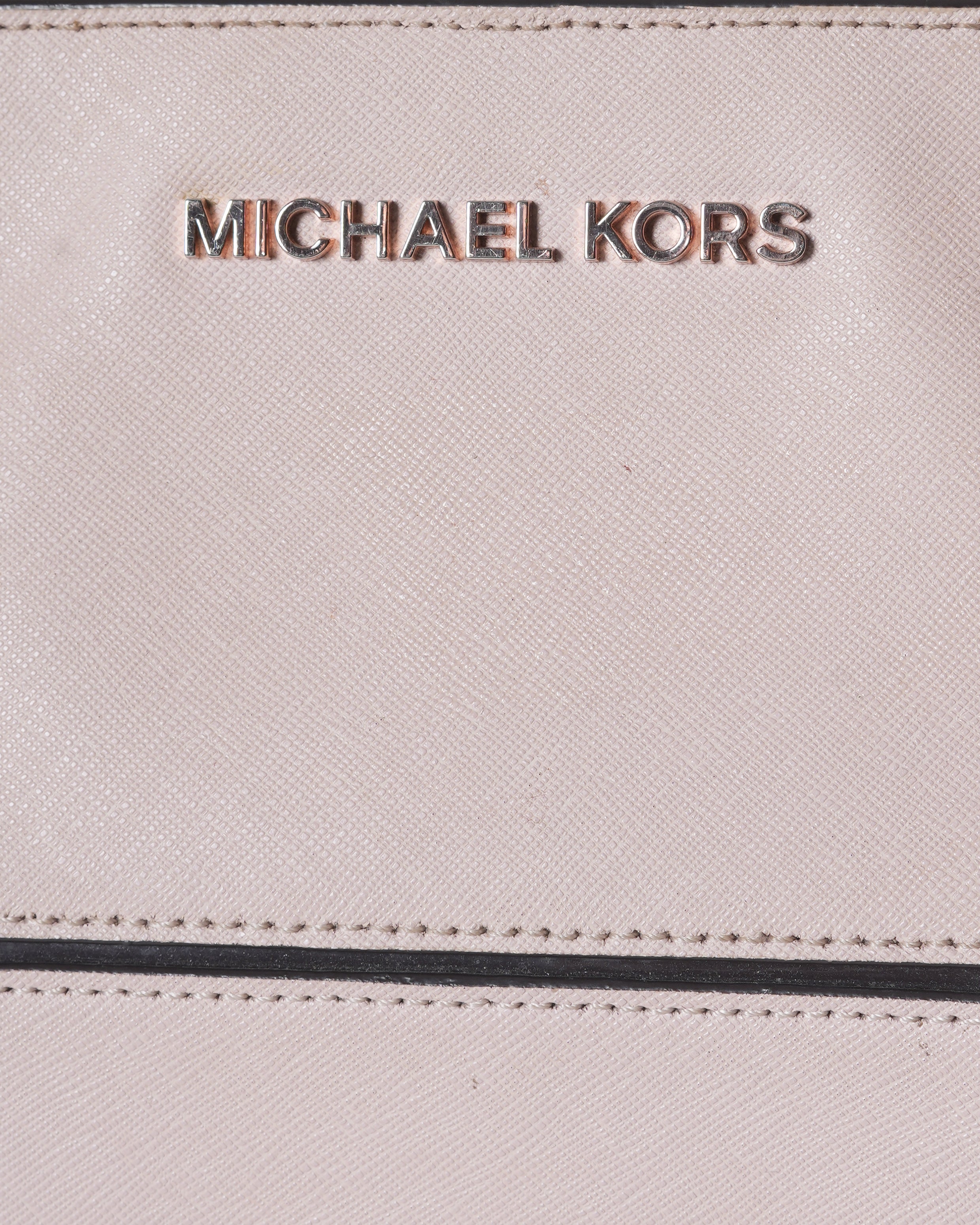 Michael Kors Prism Crossbody Messenger In Beige