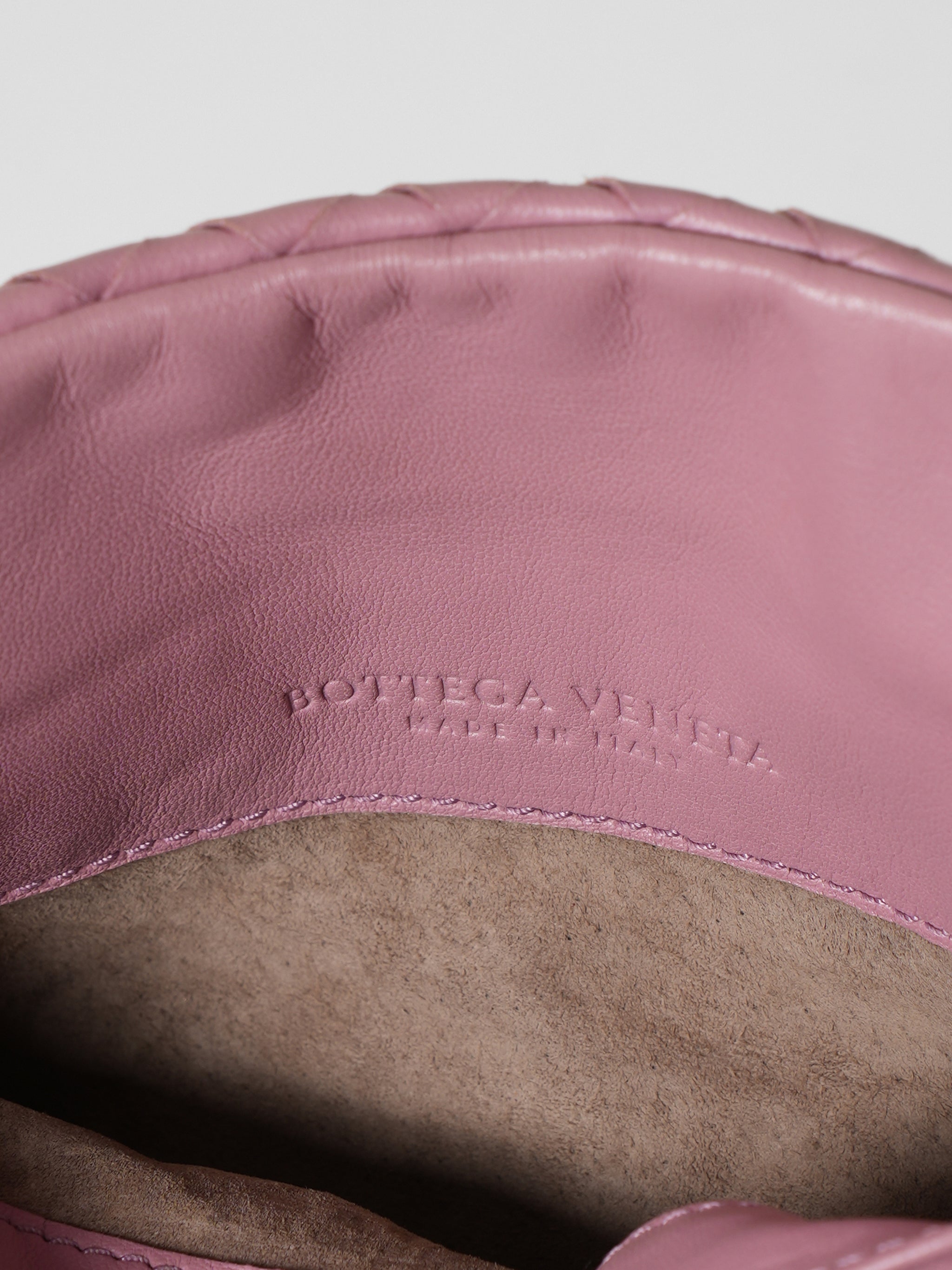 Bottega Veneta Light Pink Olimpia Shoulder Bag