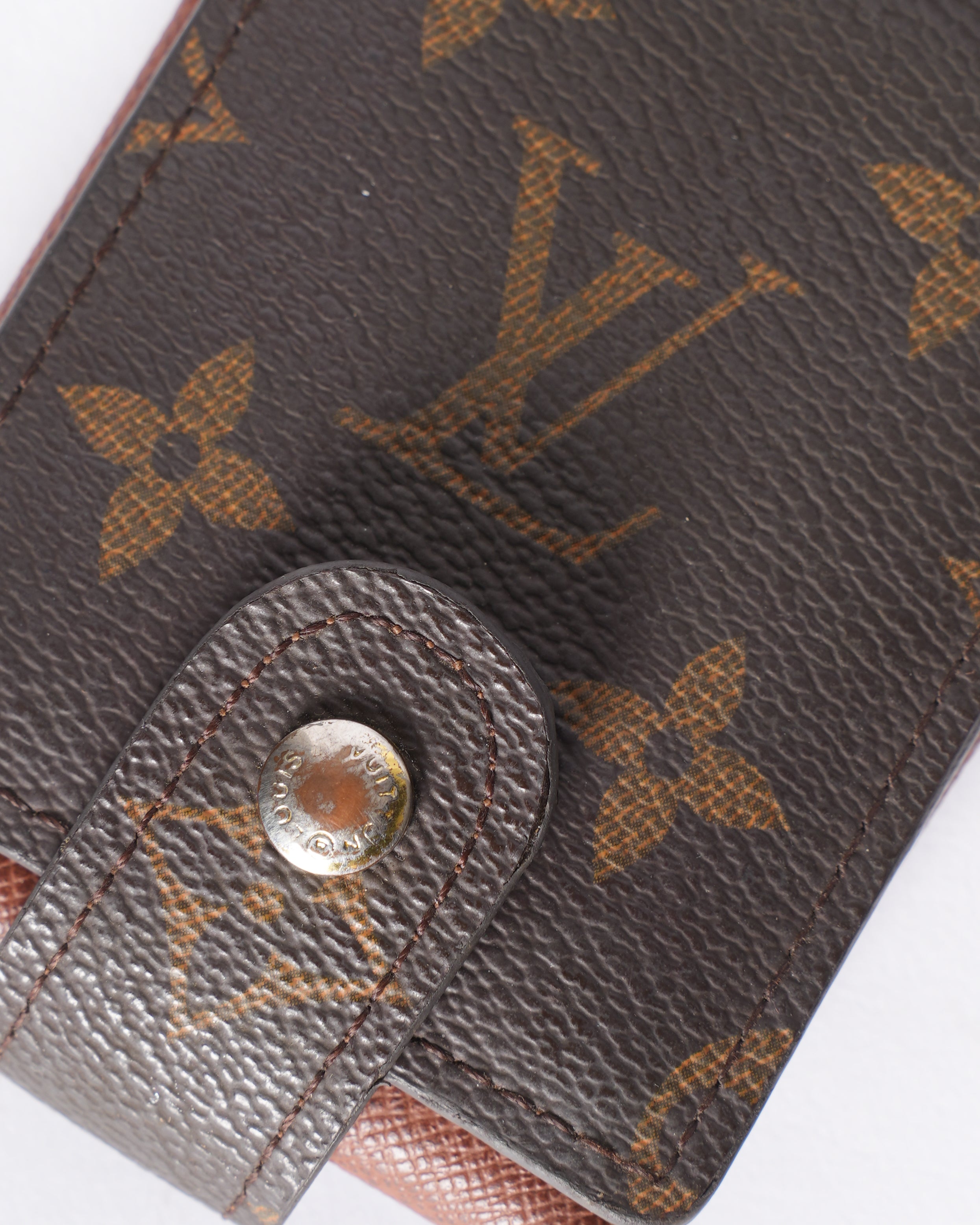 LV Vintage Monogram Leather Coin & Card Holder