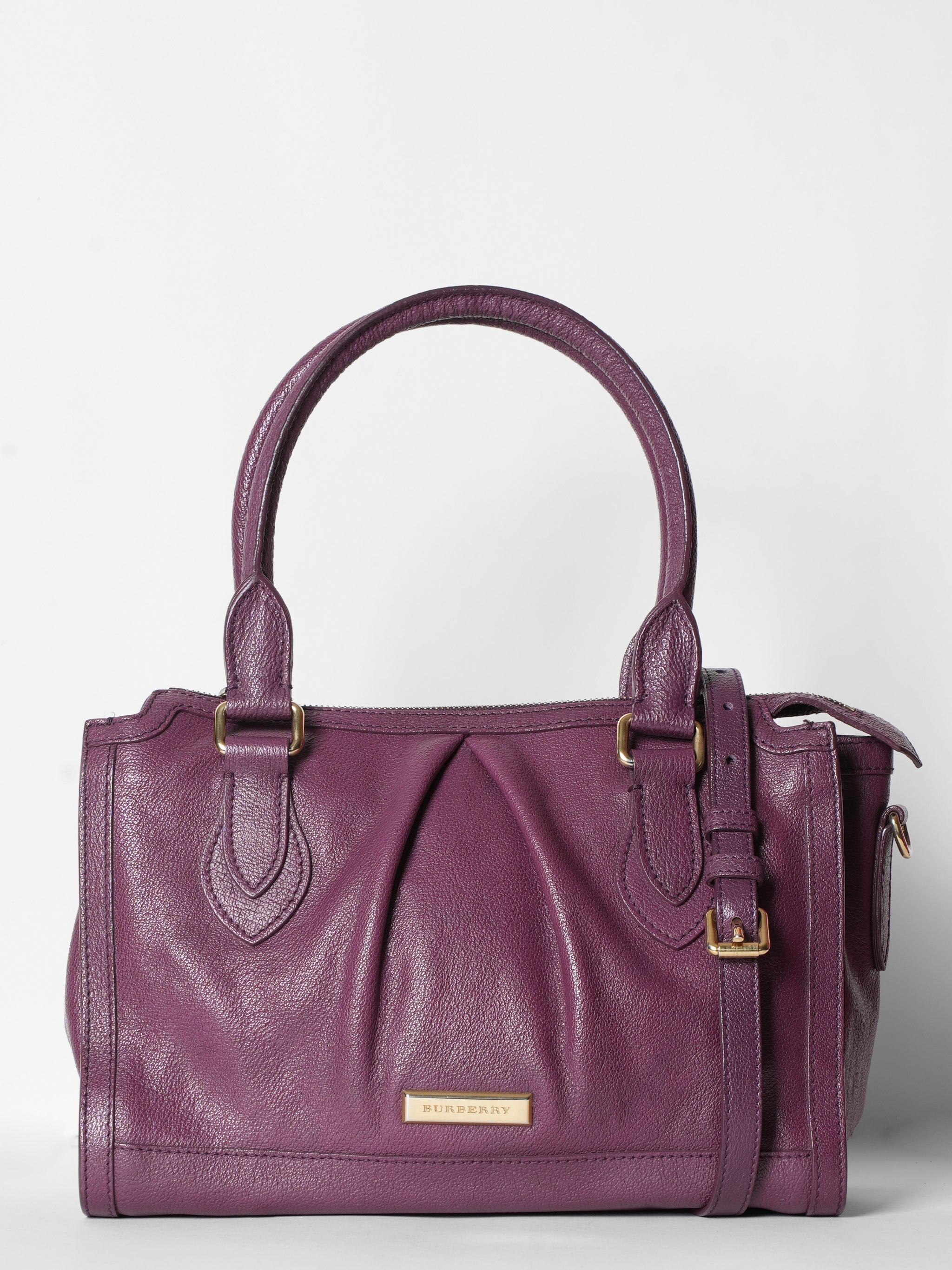 Burberry Barrel Leather Handbag