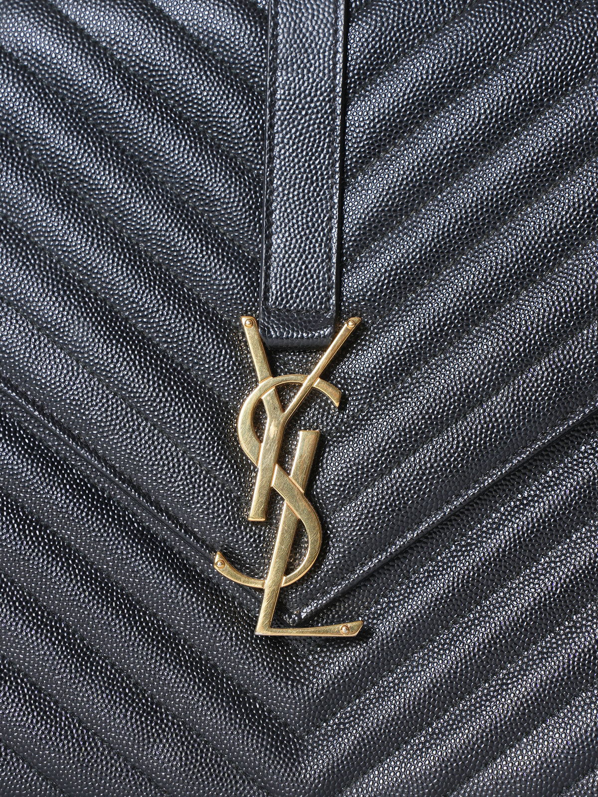 Saint Laurent Matelasse Large Envelope Bag