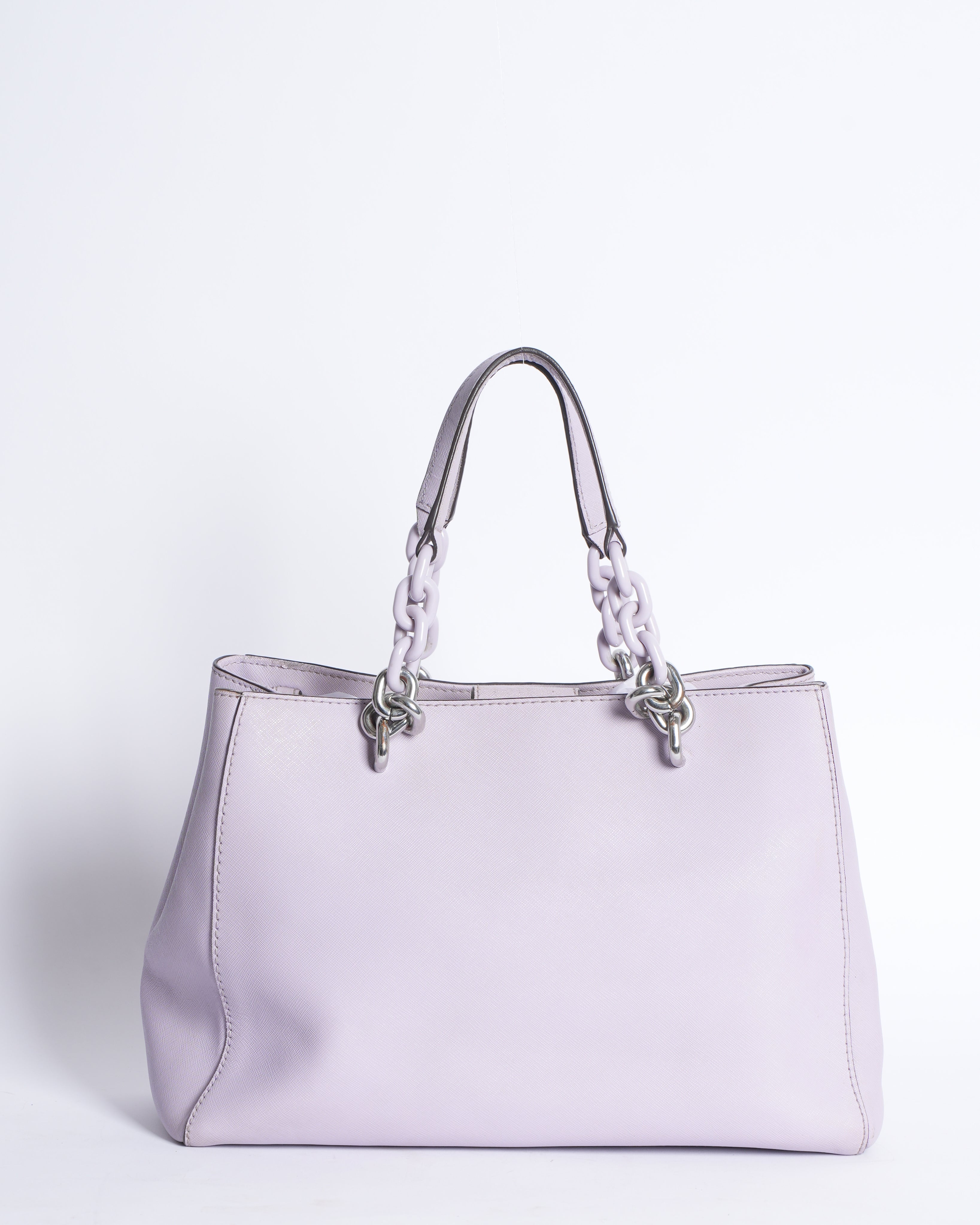 Michael Kors Lilac Shoulder Bag With Crossbody Strap