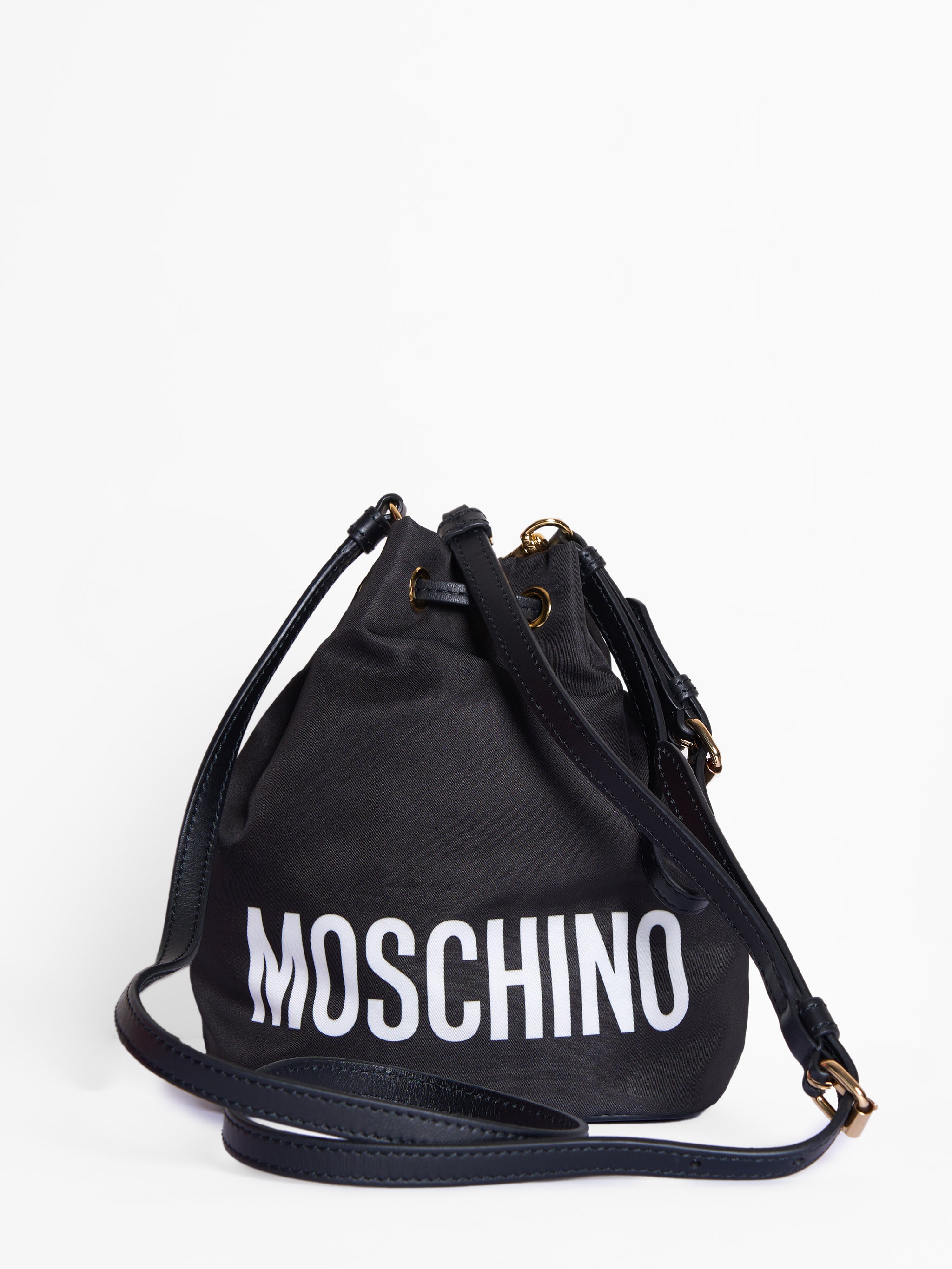 New Moschino Couture Nylon Bucket Teddy Bag