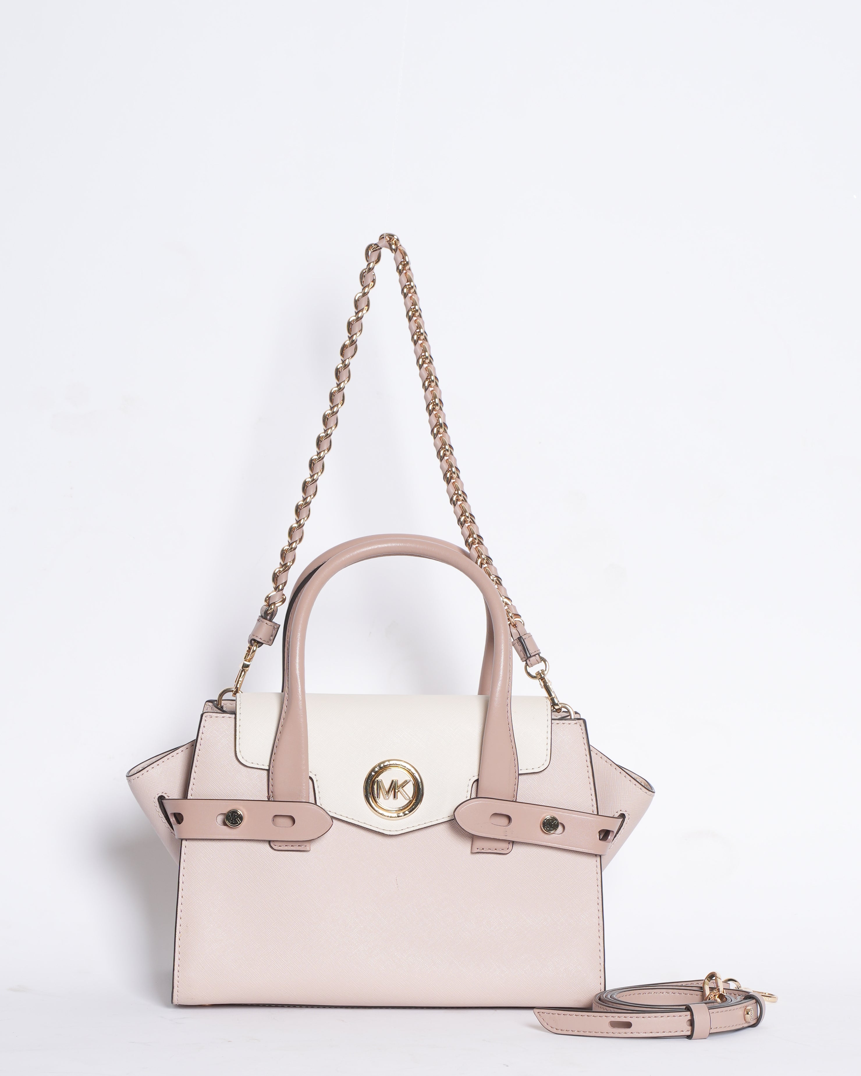 MK Carmen Bag In Pink & White