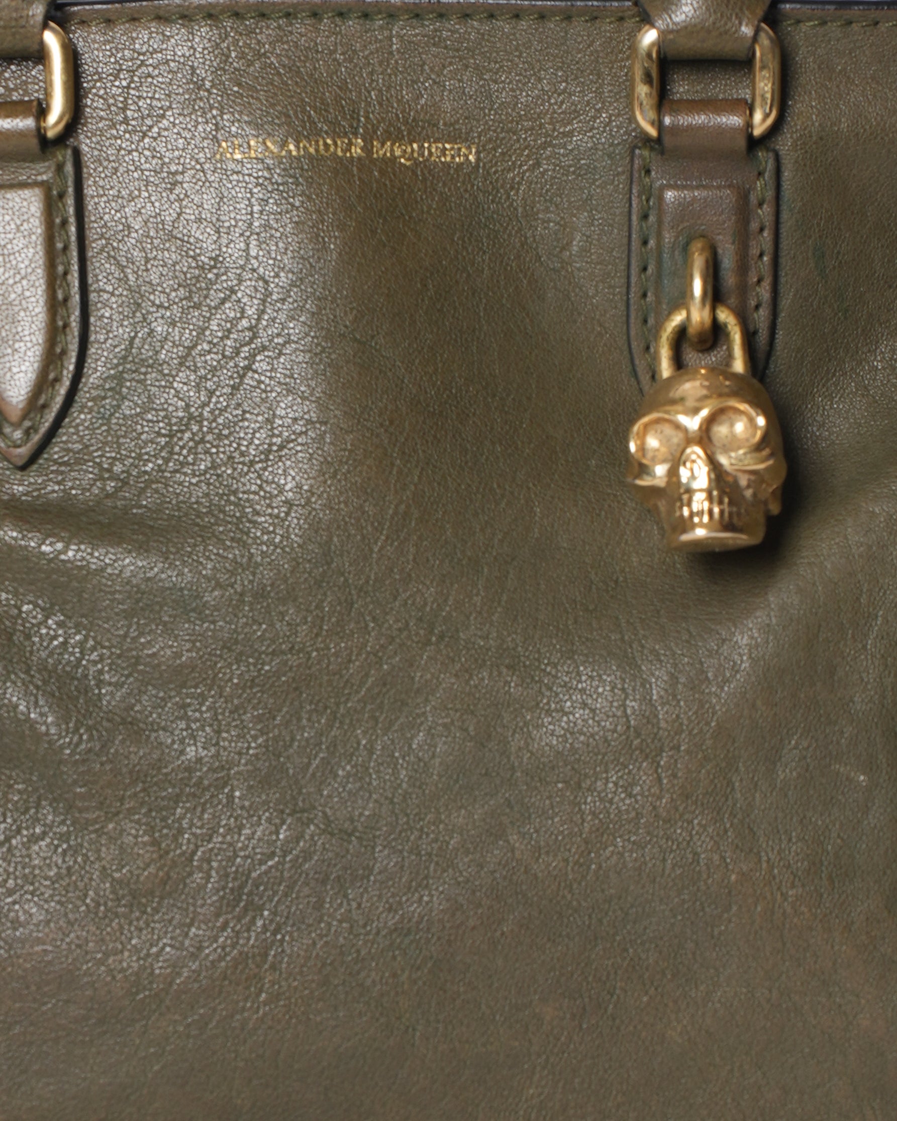 Alexander McQueen Skull Leather Handbag