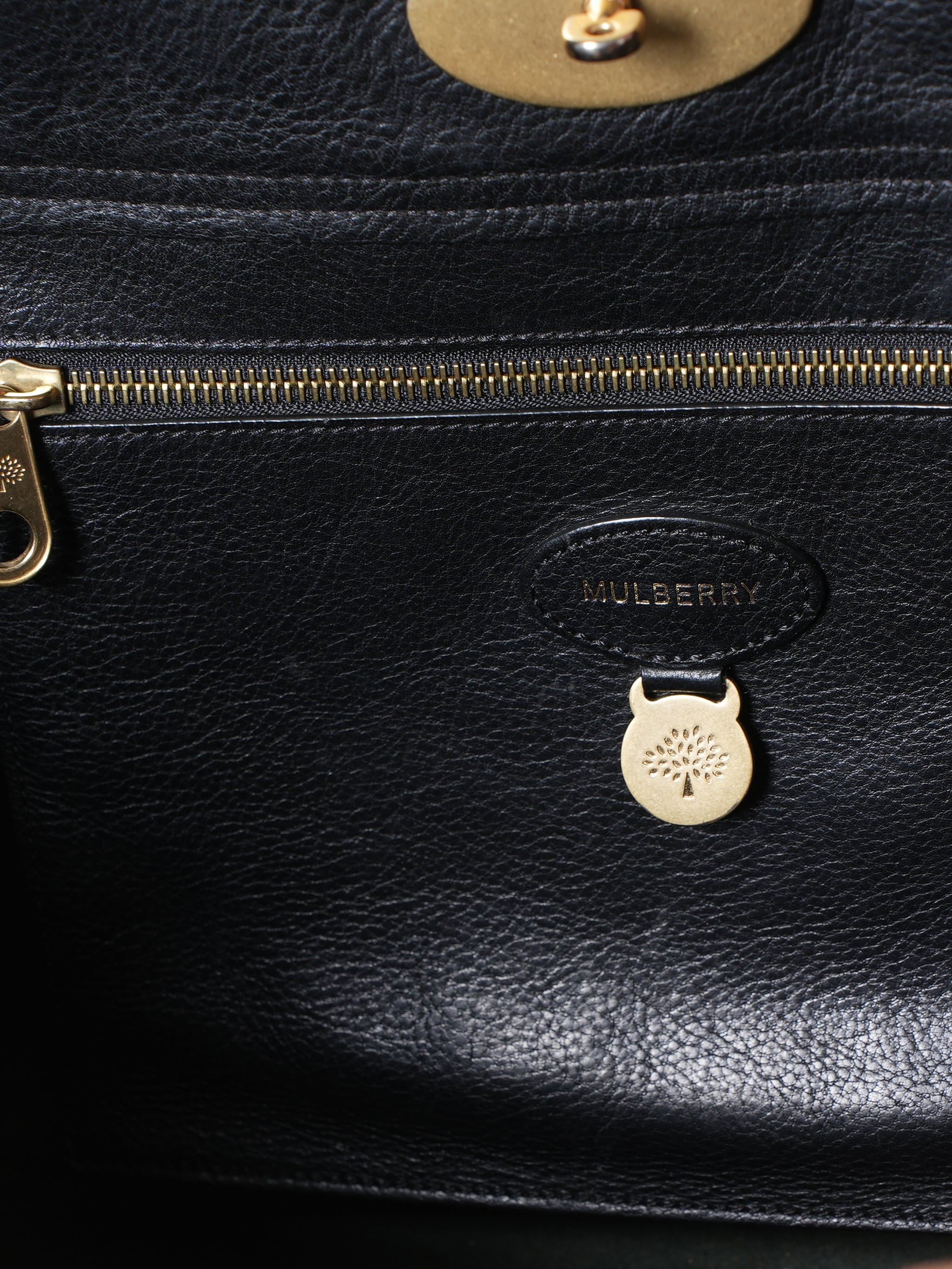 Mulberry tote black on sale