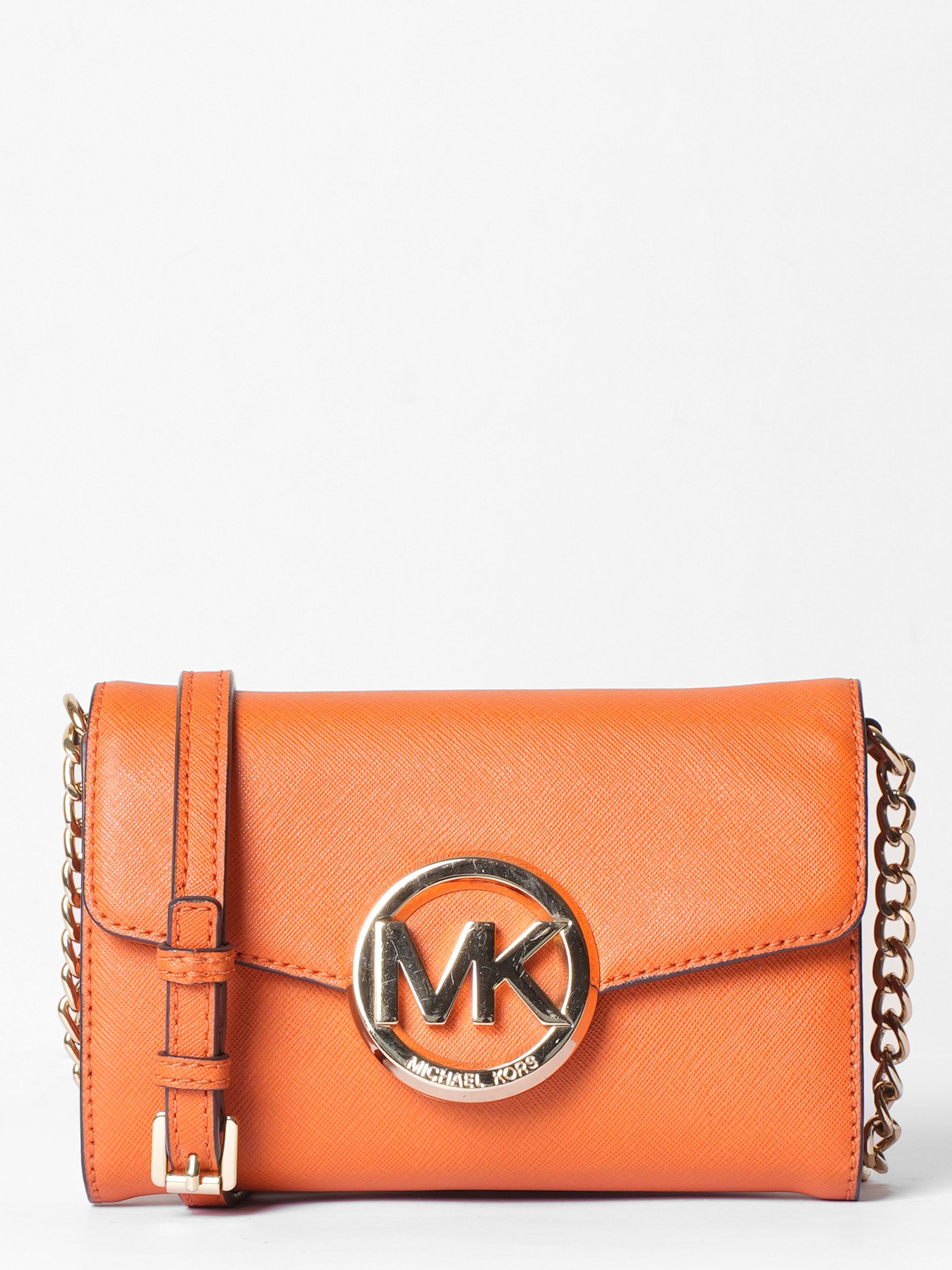 Michael Kors Hudson Leather Crossbody Bag