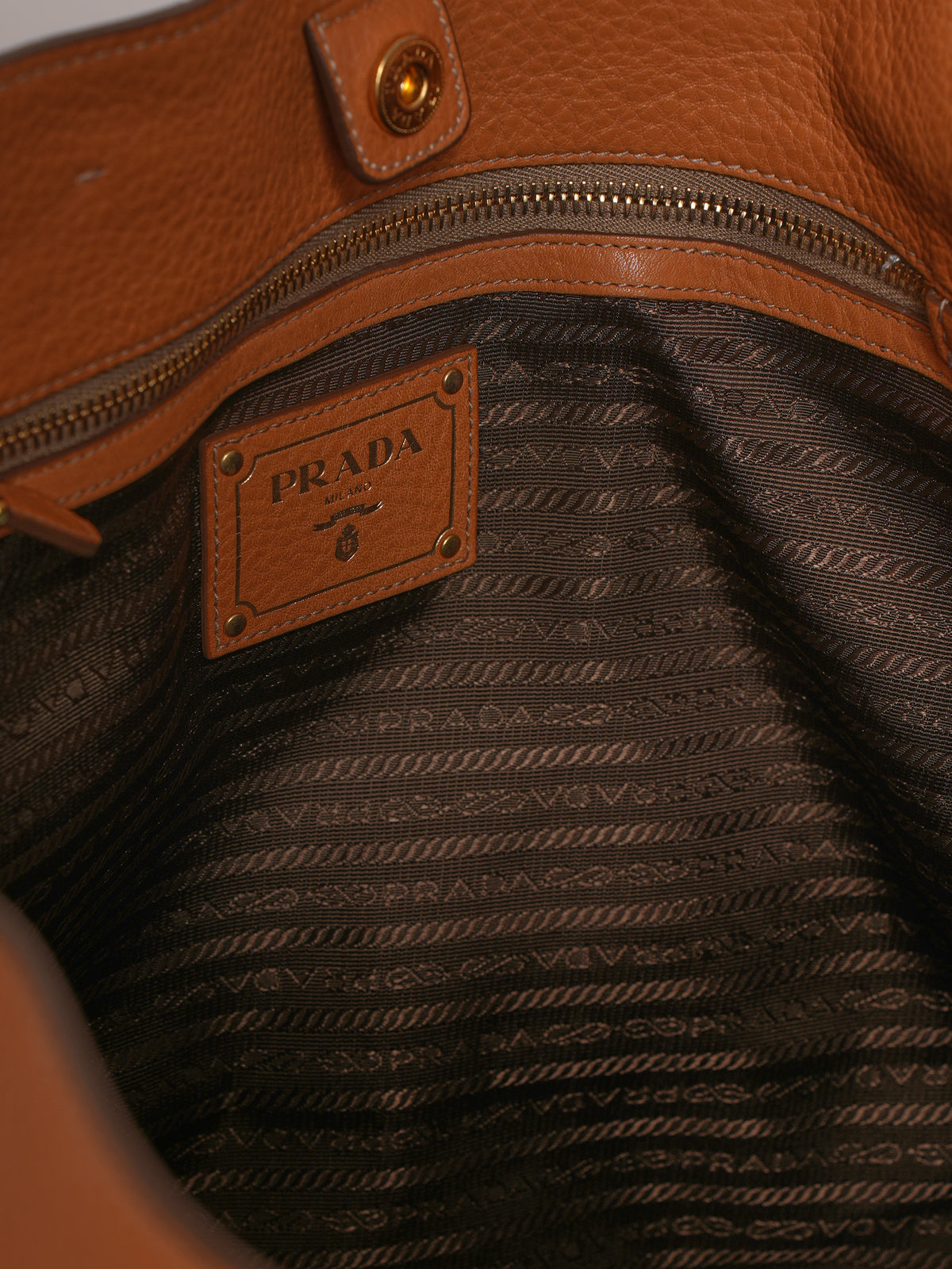 Prada Mustard Tote Bag