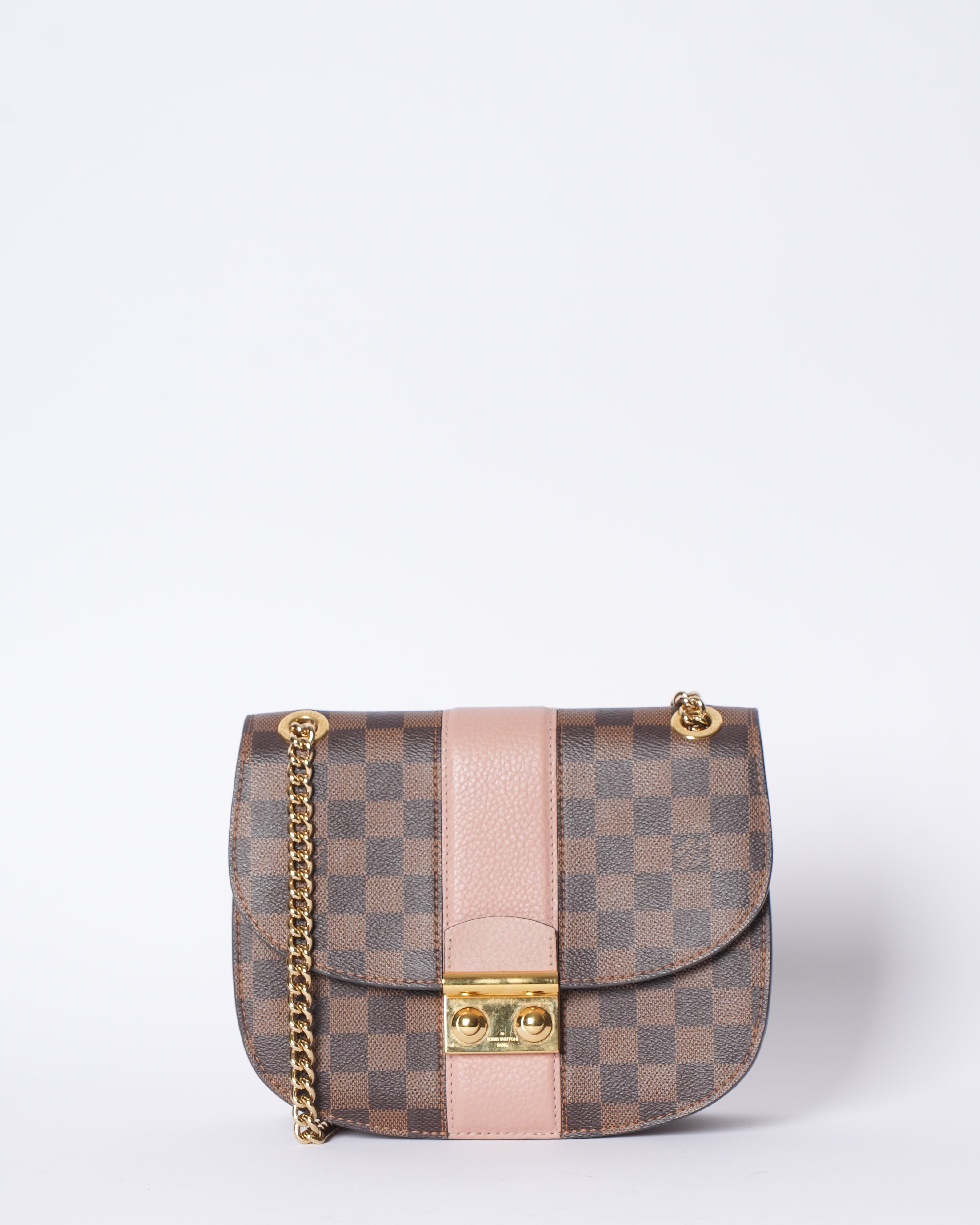 Louis Vuitton Damier Ebene & Magnolia Cuir Taurillon